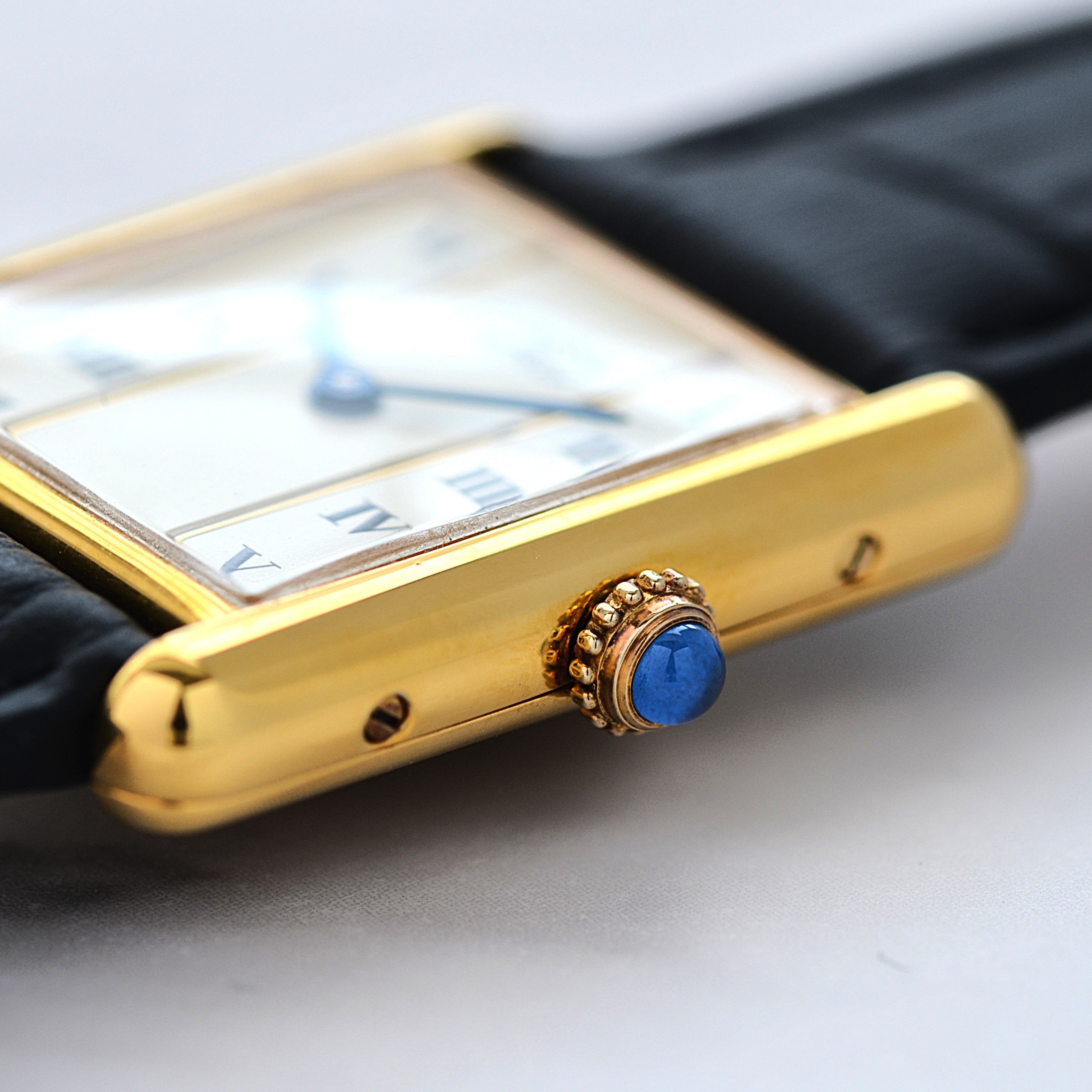 [Cartier] Cartier Must Tank LM Vertical Roman with genuine buckle