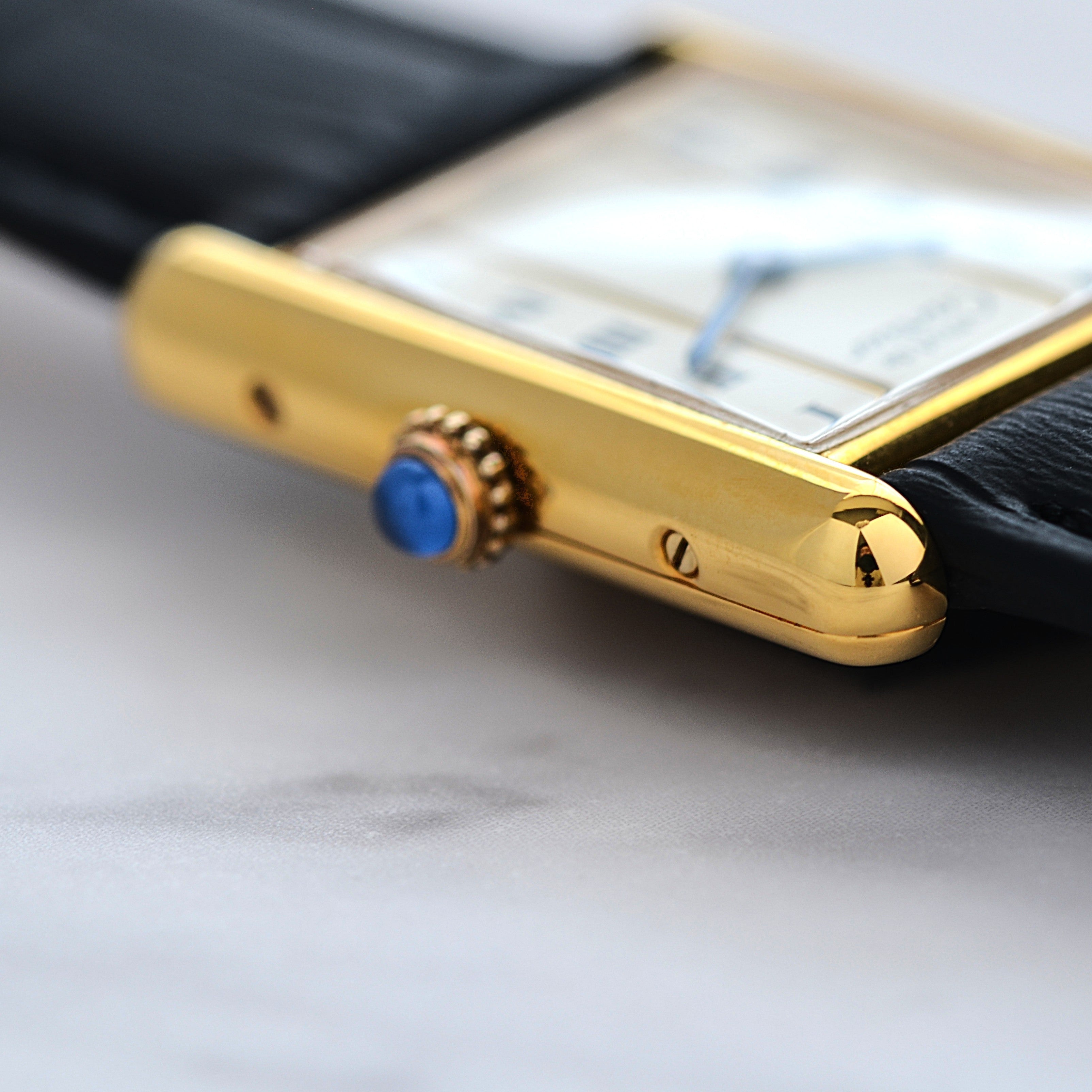 [Cartier] Cartier Must Tank LM Vertical Roman with genuine buckle