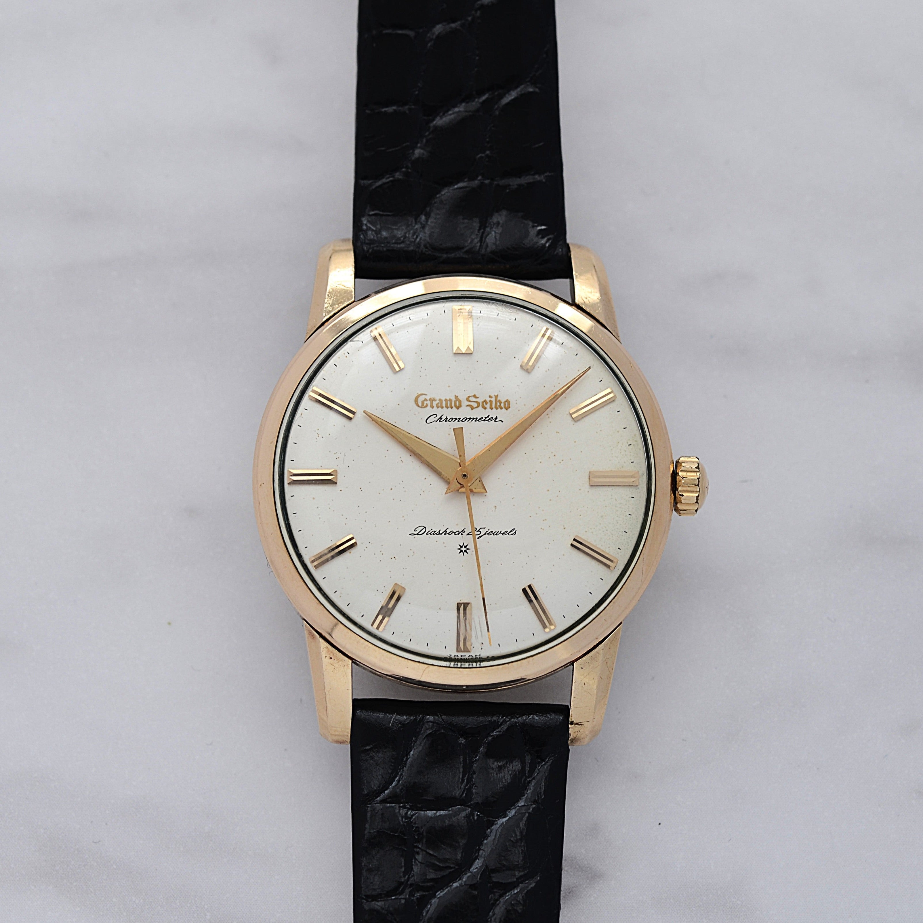 [SEIKO] Seiko Grand Seiko 1st Upright Dial Early Medallion