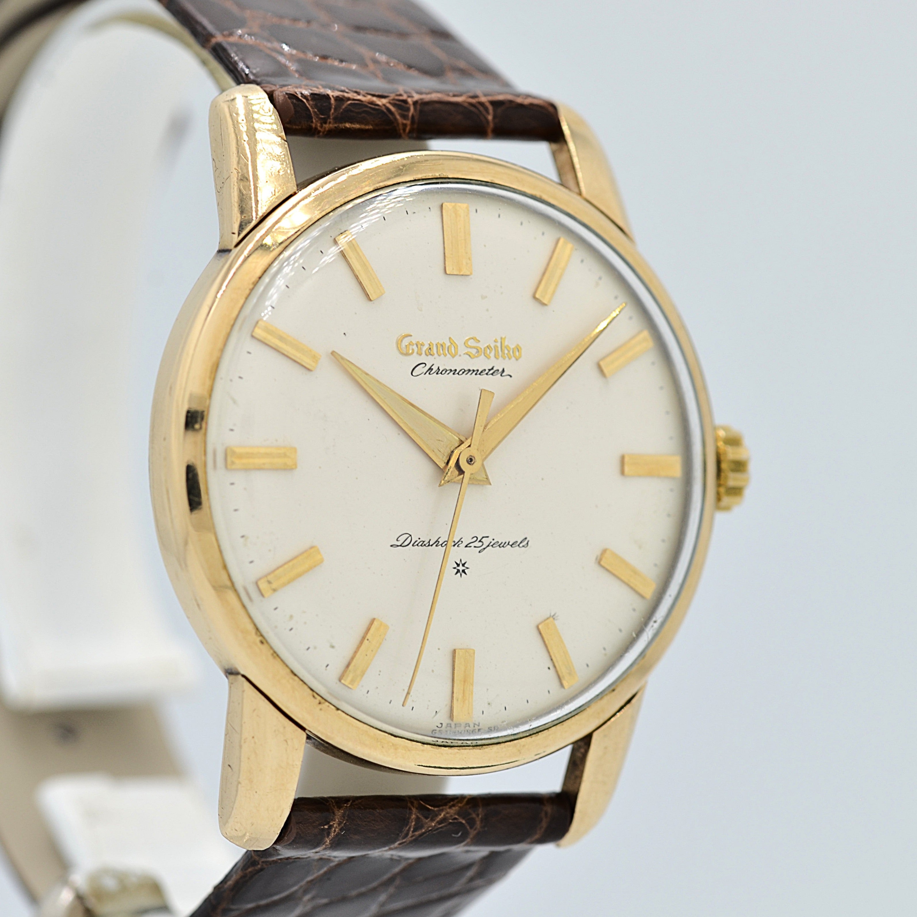 【SEIKO】セイコー グランドセイコー1st アップライト文字盤 後期型メダリオン
