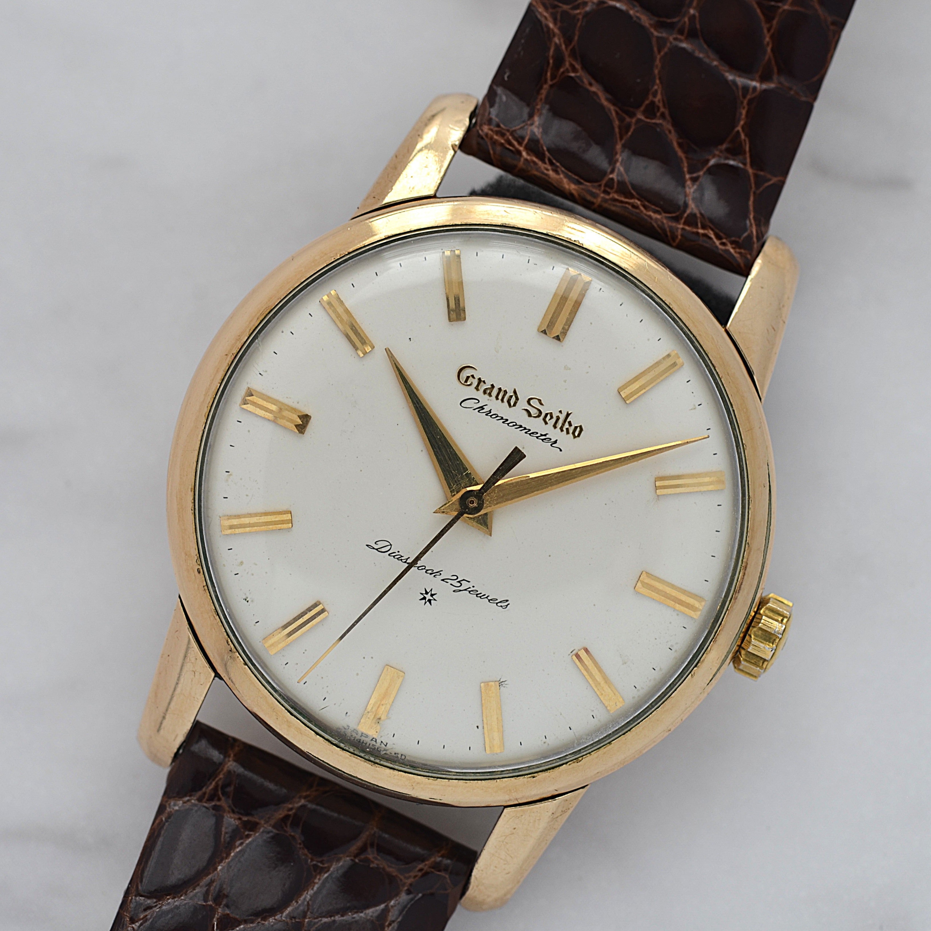 【SEIKO】セイコー グランドセイコー1st アップライト文字盤 後期型メダリオン