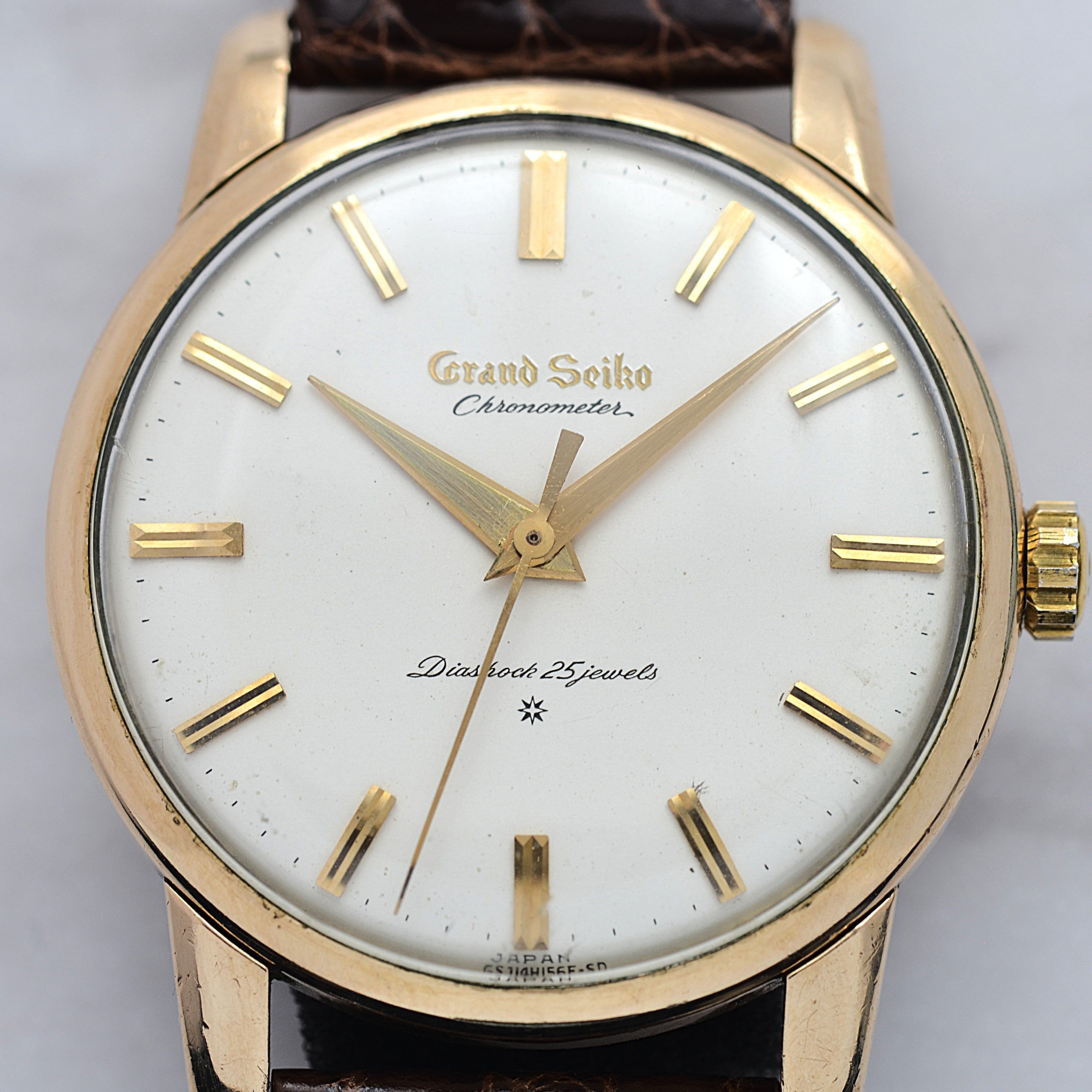 【SEIKO】セイコー グランドセイコー1st アップライト文字盤 後期型メダリオン