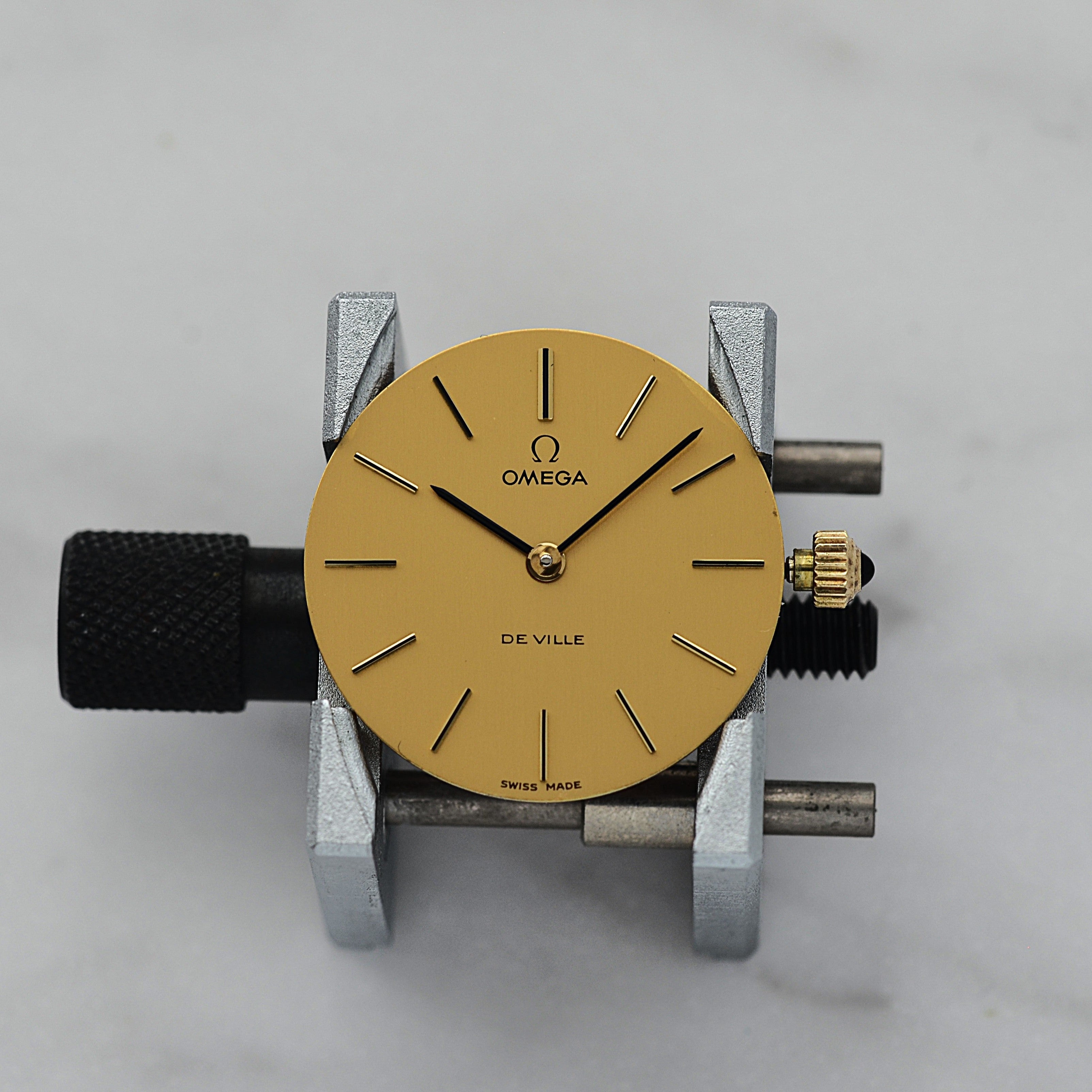 [OMEGA] Omega De Ville GP Round Gold Deadstock with original box