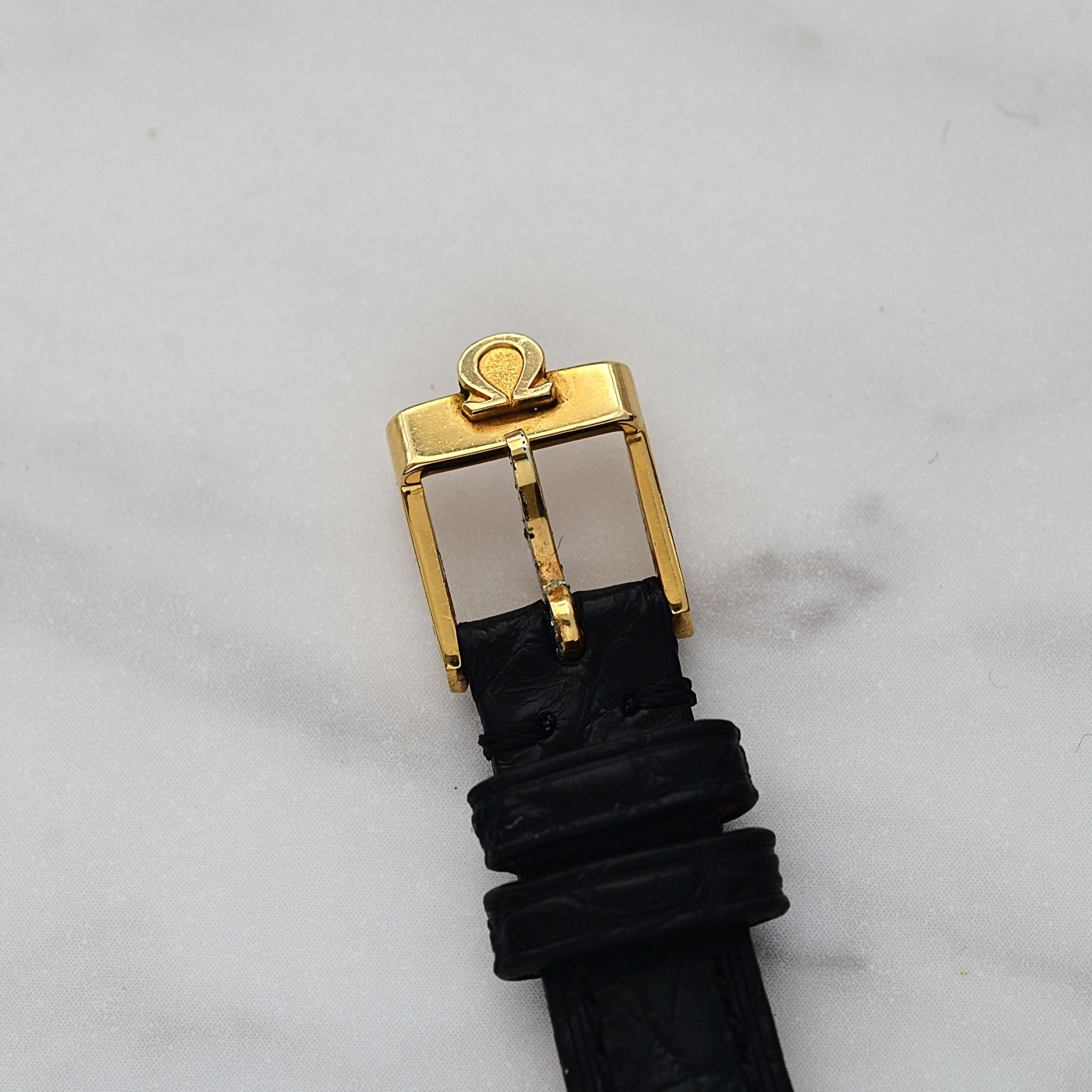 [OMEGA] Omega De Ville GP Round Gold Deadstock with original box