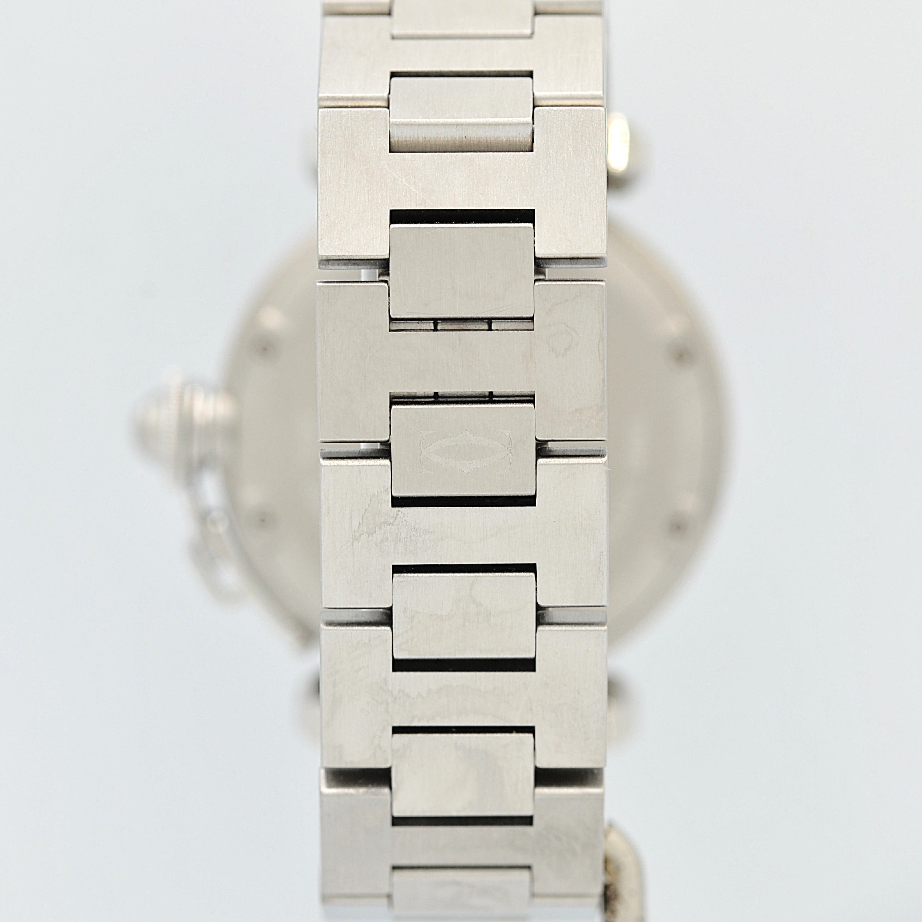 【Cartier】カルティエ パシャC35 ビッグデイトNavy