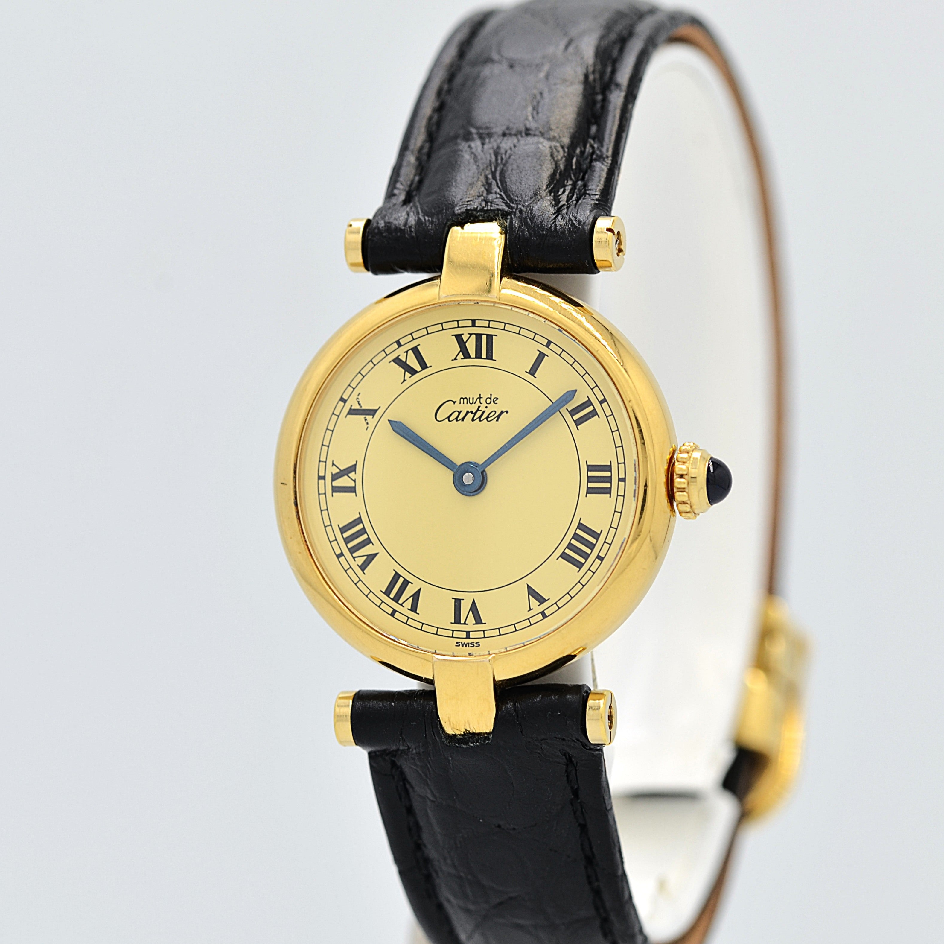 [Cartier] Cartier Must Vendome Ivory Roman Dial Deadstock