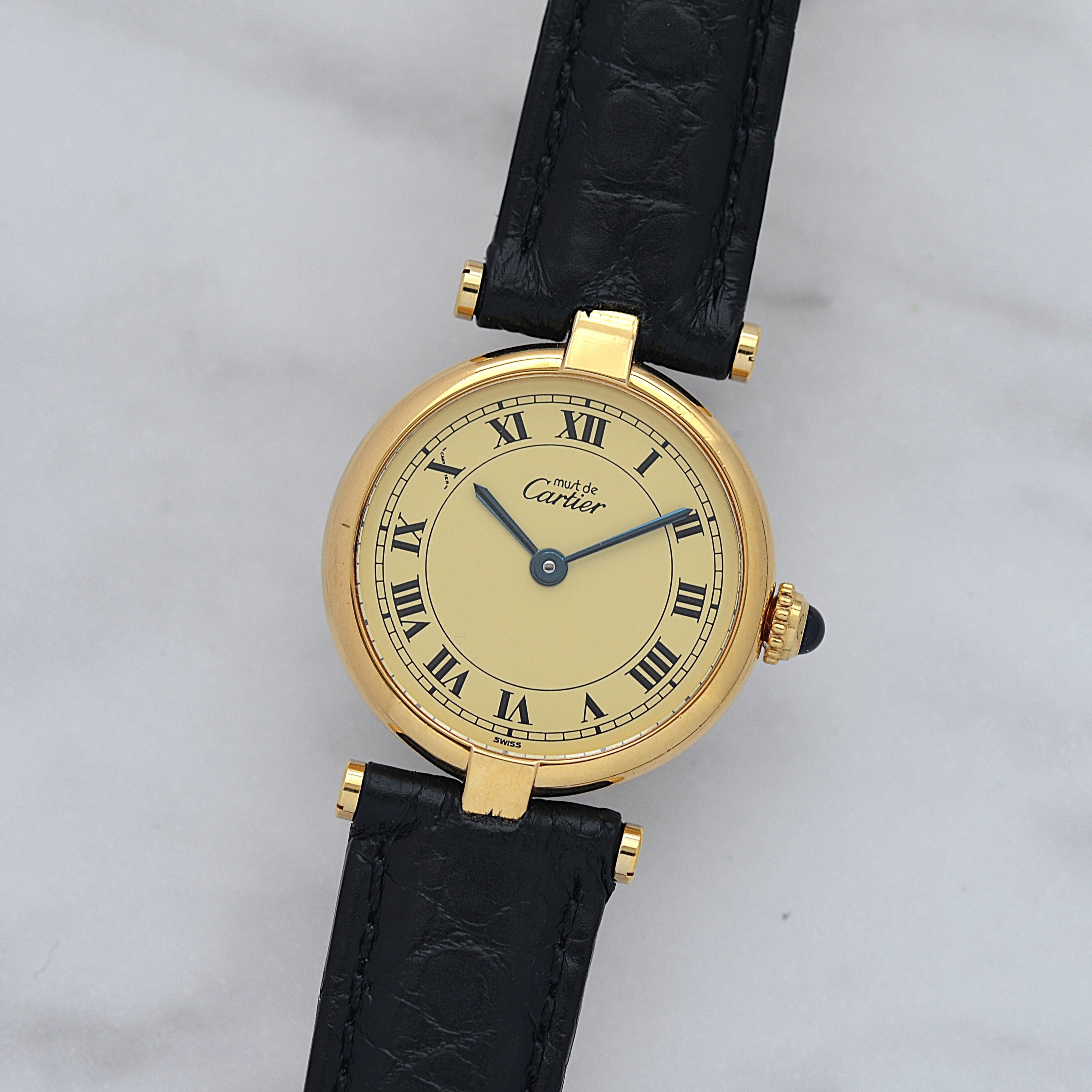 [Cartier] Cartier Must Vendome Ivory Roman Dial Deadstock