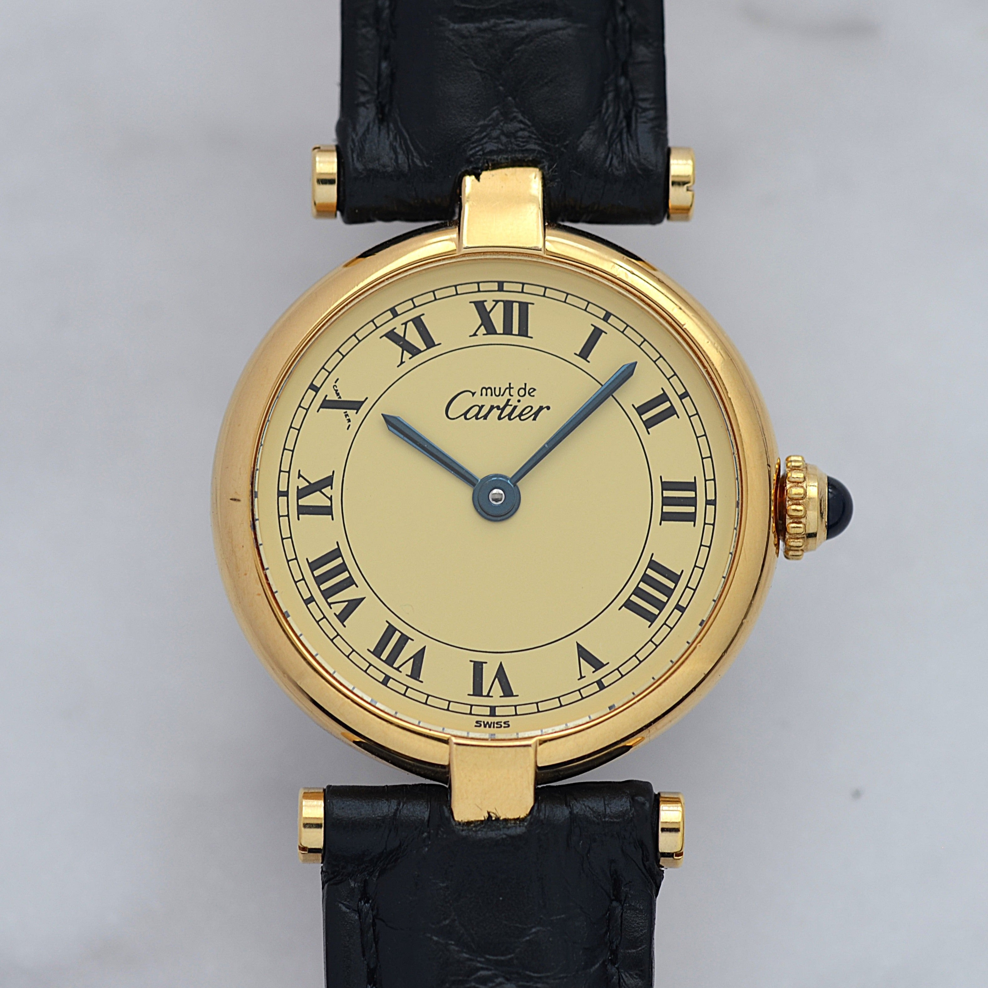 [Cartier] Cartier Must Vendome Ivory Roman Dial Deadstock