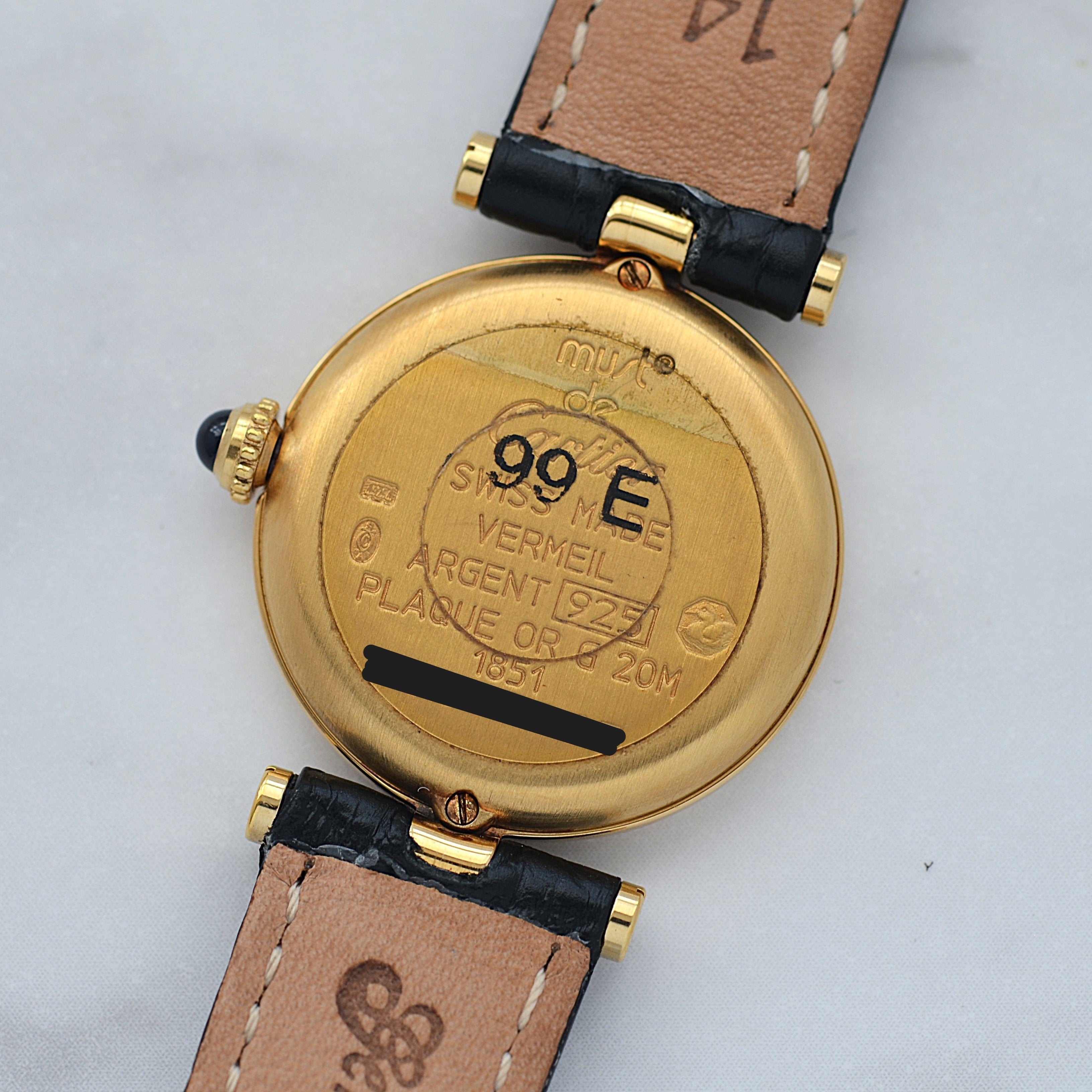 [Cartier] Cartier Must Vendome Ivory Roman Dial Deadstock