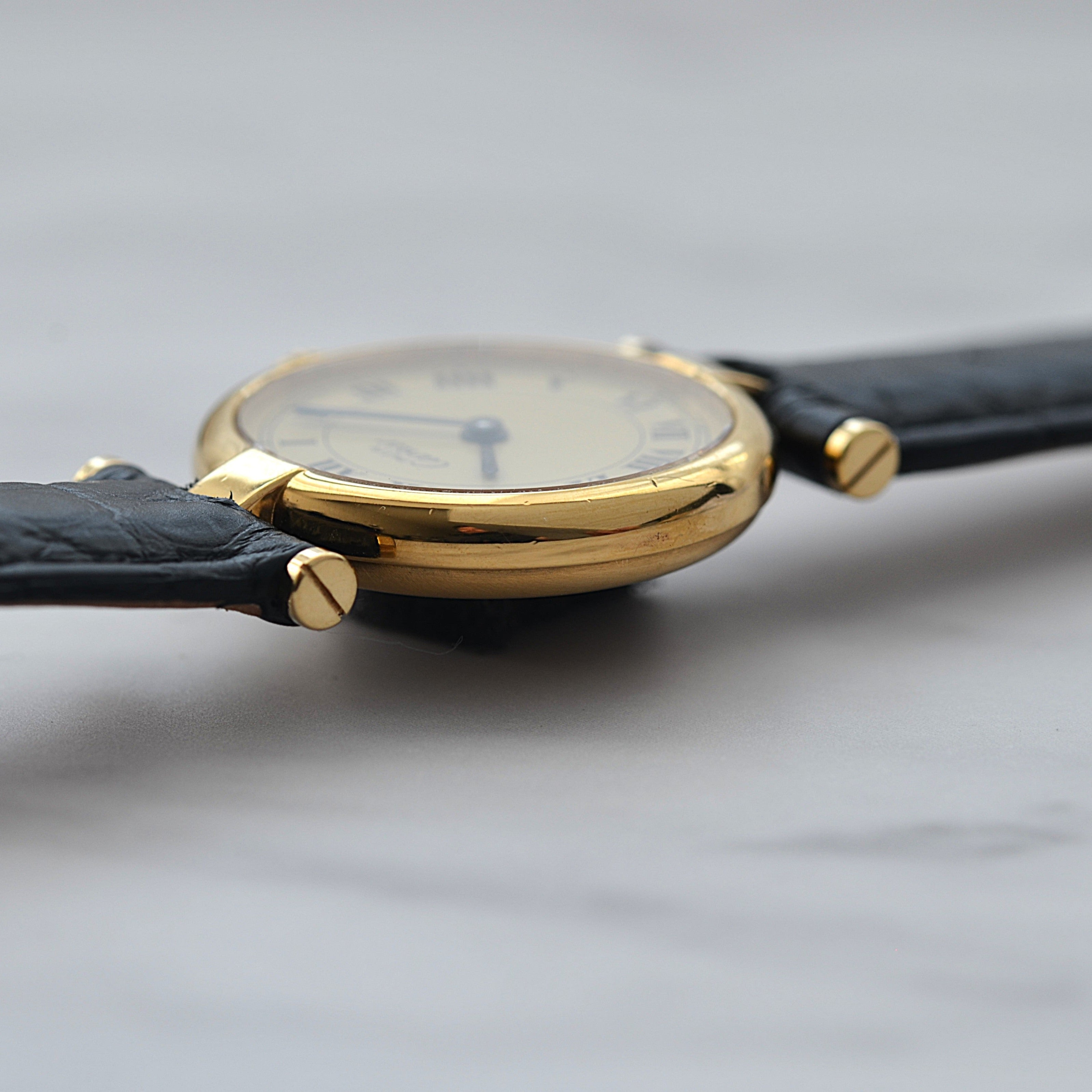 [Cartier] Cartier Must Vendome Ivory Roman Dial Deadstock