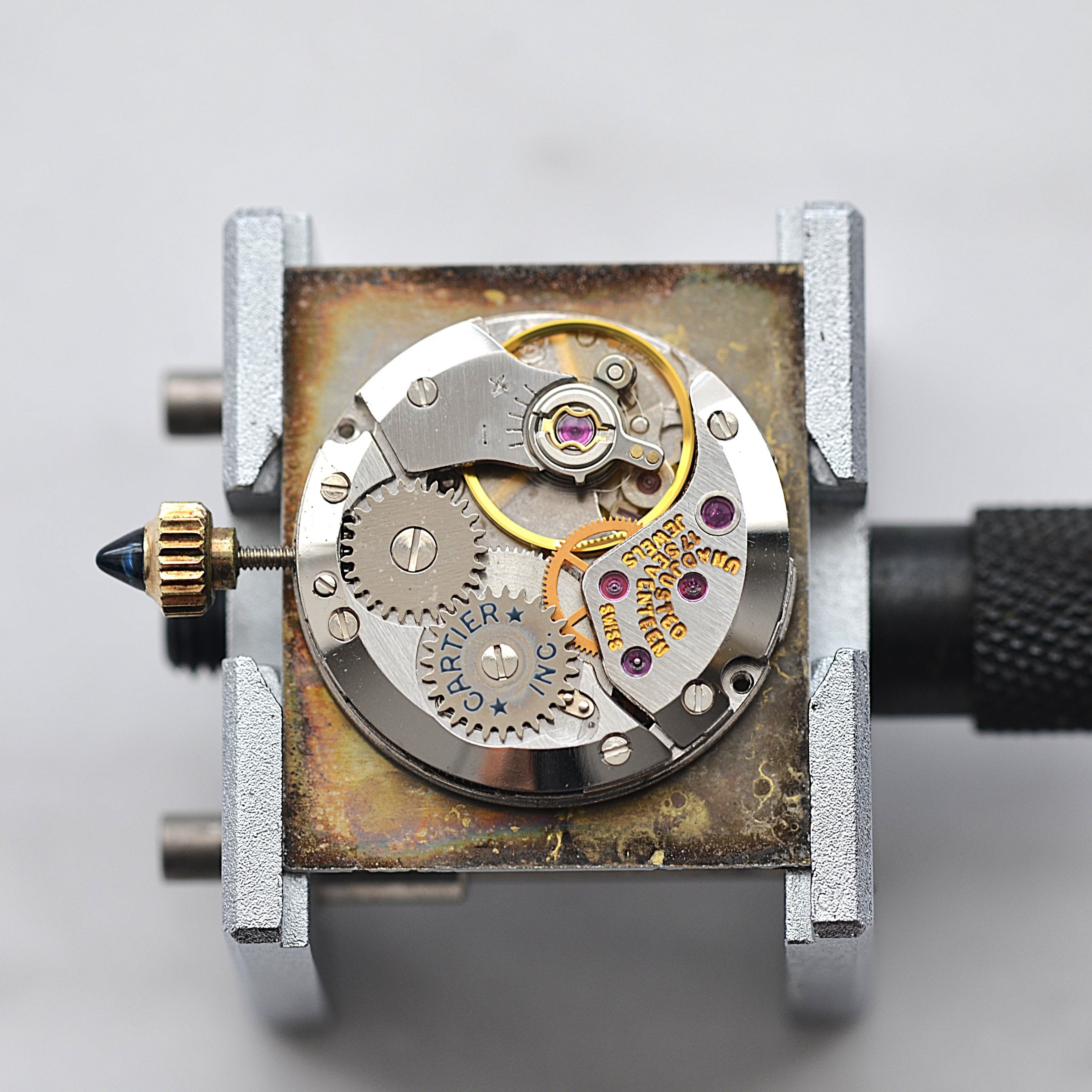 【Cartier】カルティエ マストタンクLM ホワイトローマ 手巻き Pre-must de TANK 北米仕様 カルティエ修理見積書付き