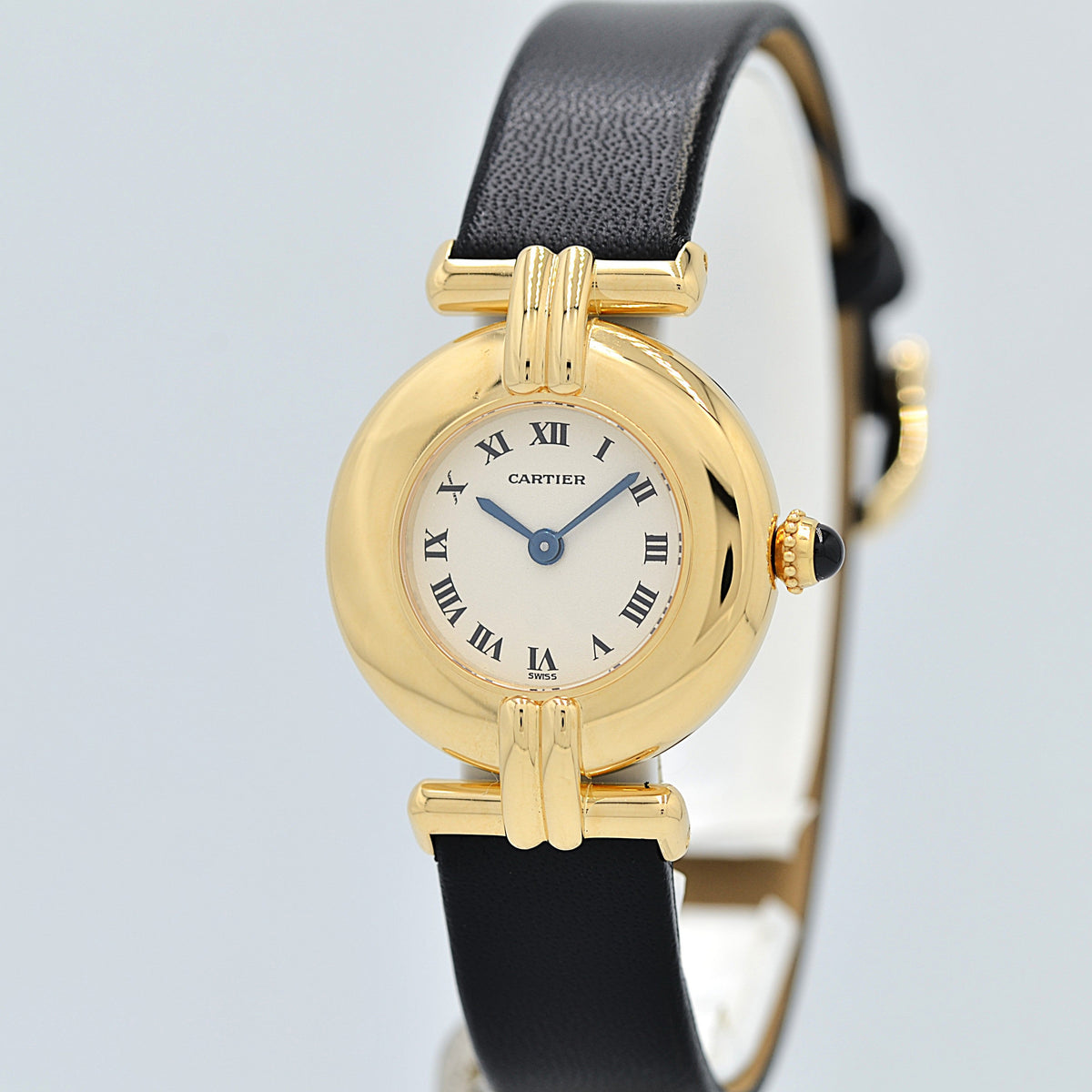 Cartier コリゼ18Kイェローゴールド クロコベルト オーバーホール済