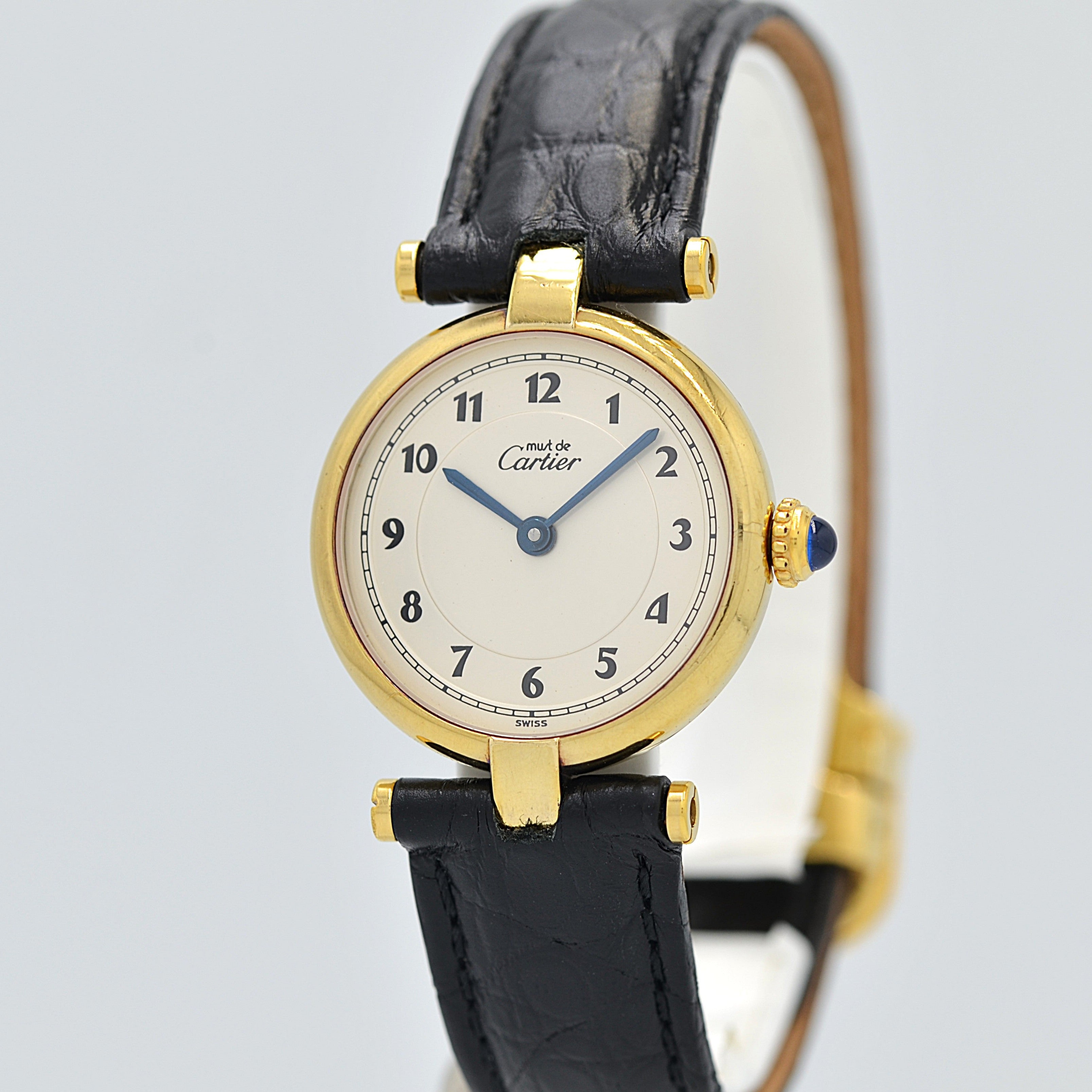 【Cartier】カルティエ マストヴァンドーム SM アラビア 純正Dバックル付き