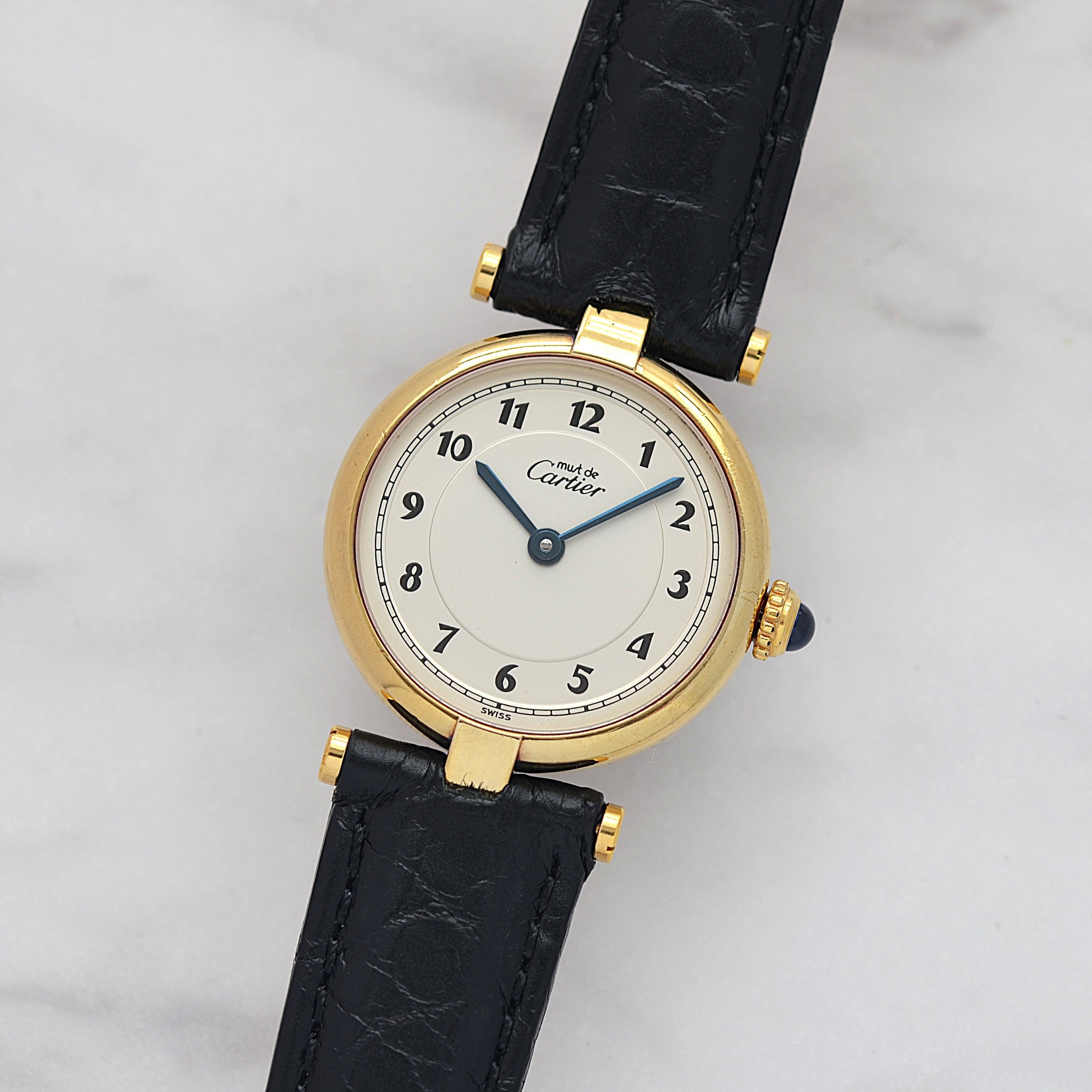 【Cartier】カルティエ マストヴァンドーム SM アラビア 純正Dバックル付き