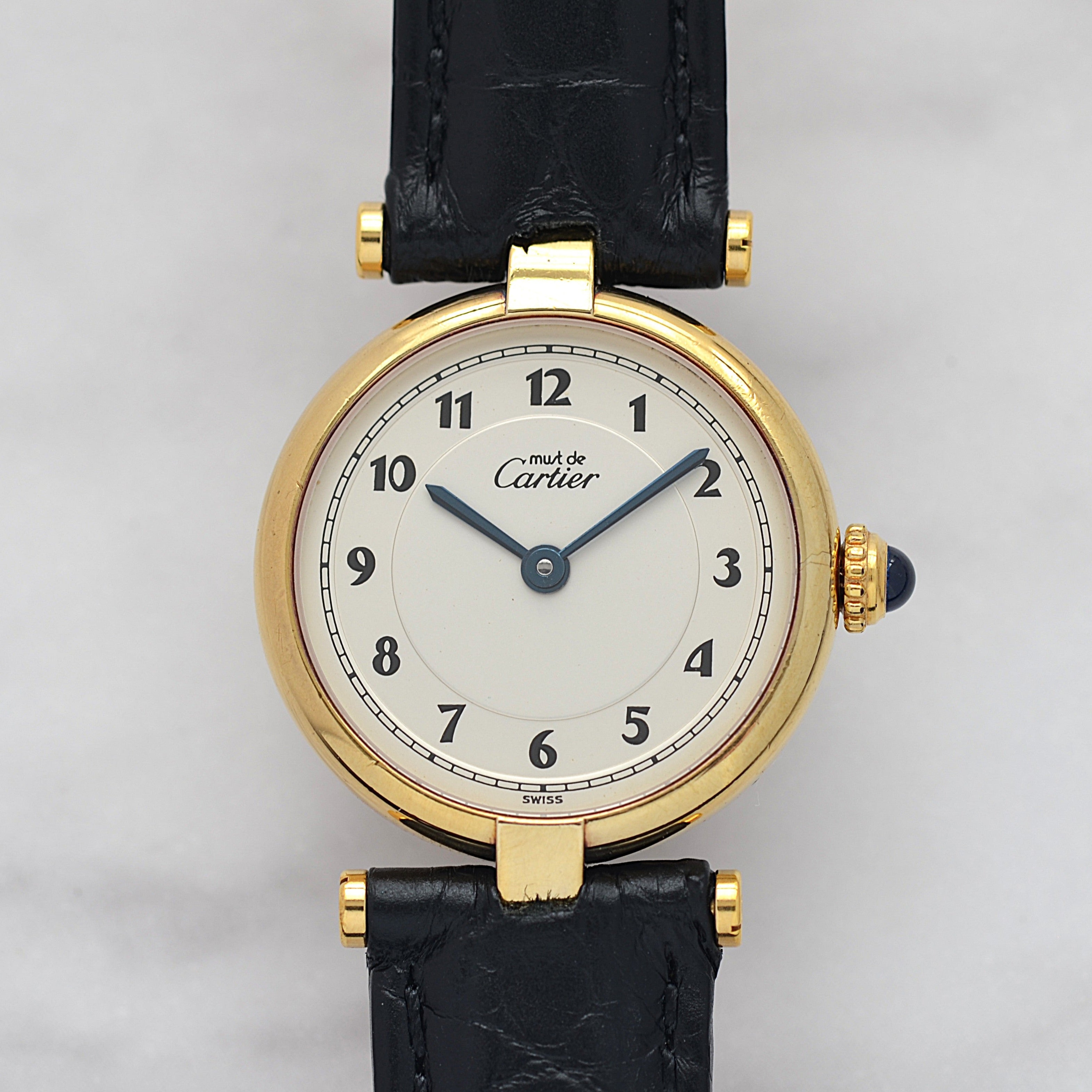 【Cartier】カルティエ マストヴァンドーム SM アラビア 純正Dバックル付き