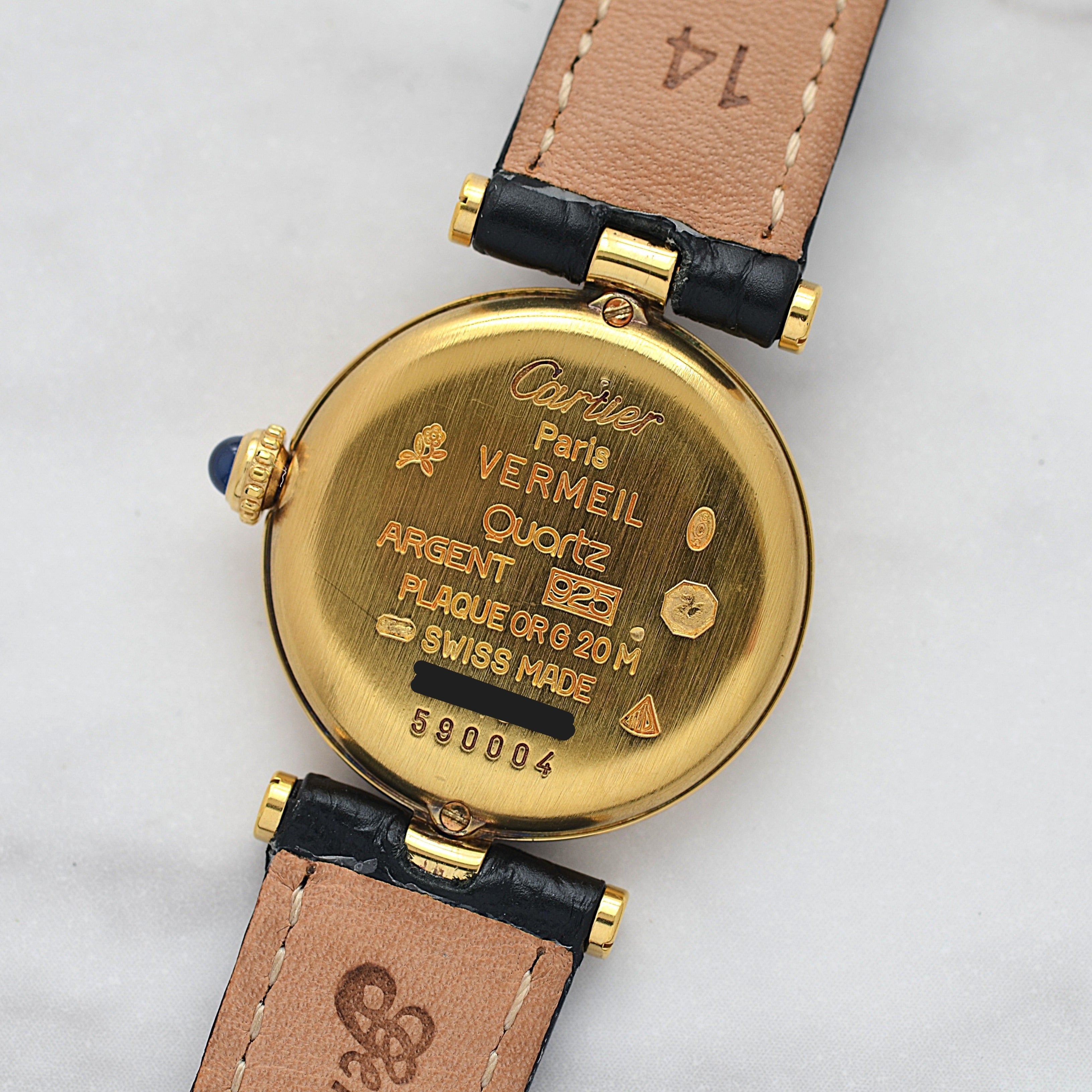 【Cartier】カルティエ マストヴァンドーム SM アラビア 純正Dバックル付き