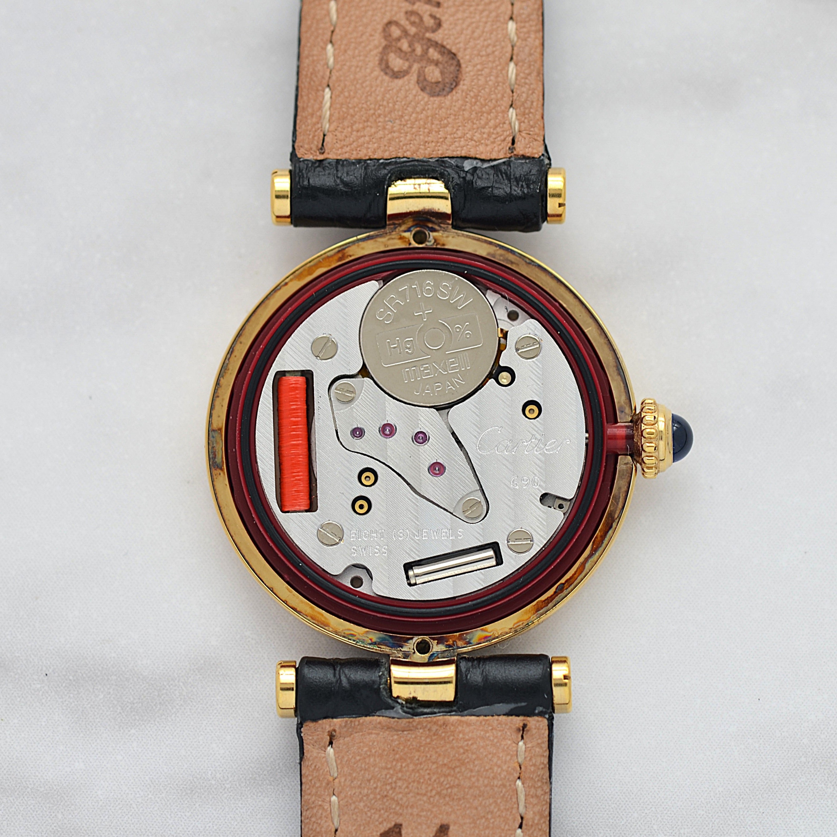 【Cartier】カルティエ マストヴァンドーム SM アラビア 純正Dバックル付き