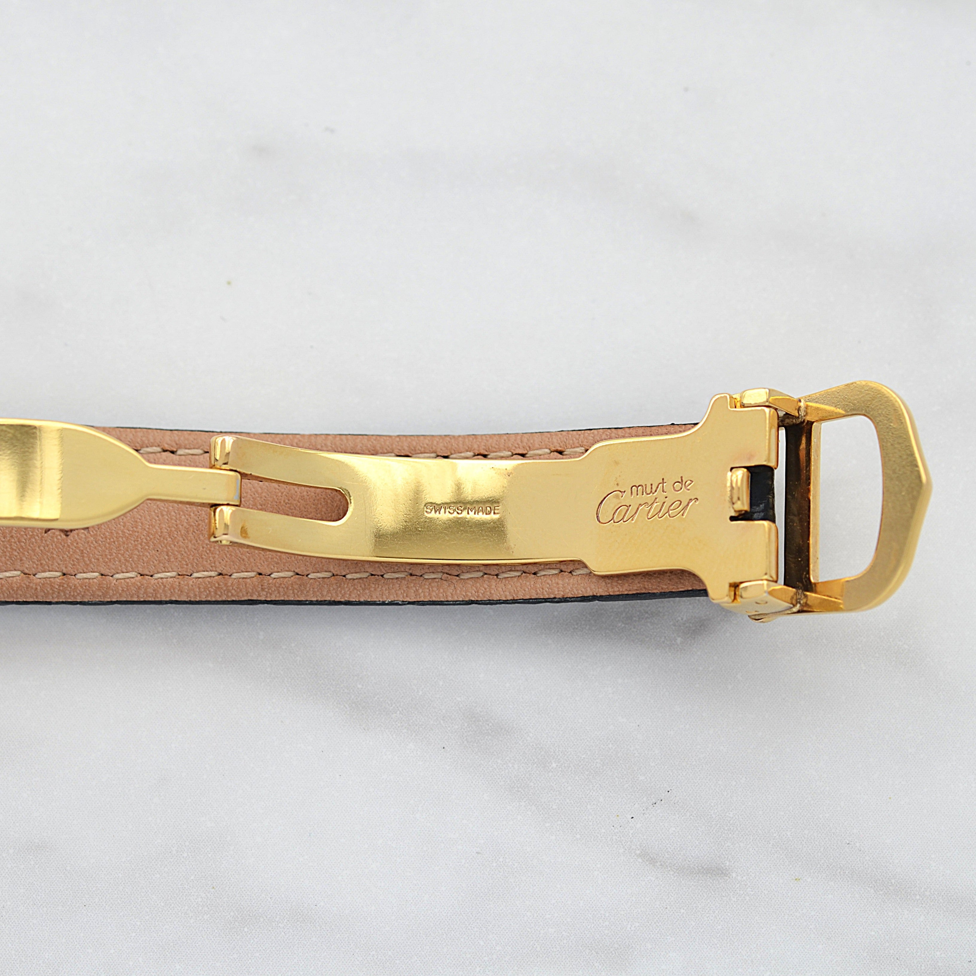 【Cartier】カルティエ マストヴァンドーム SM アラビア 純正Dバックル付き