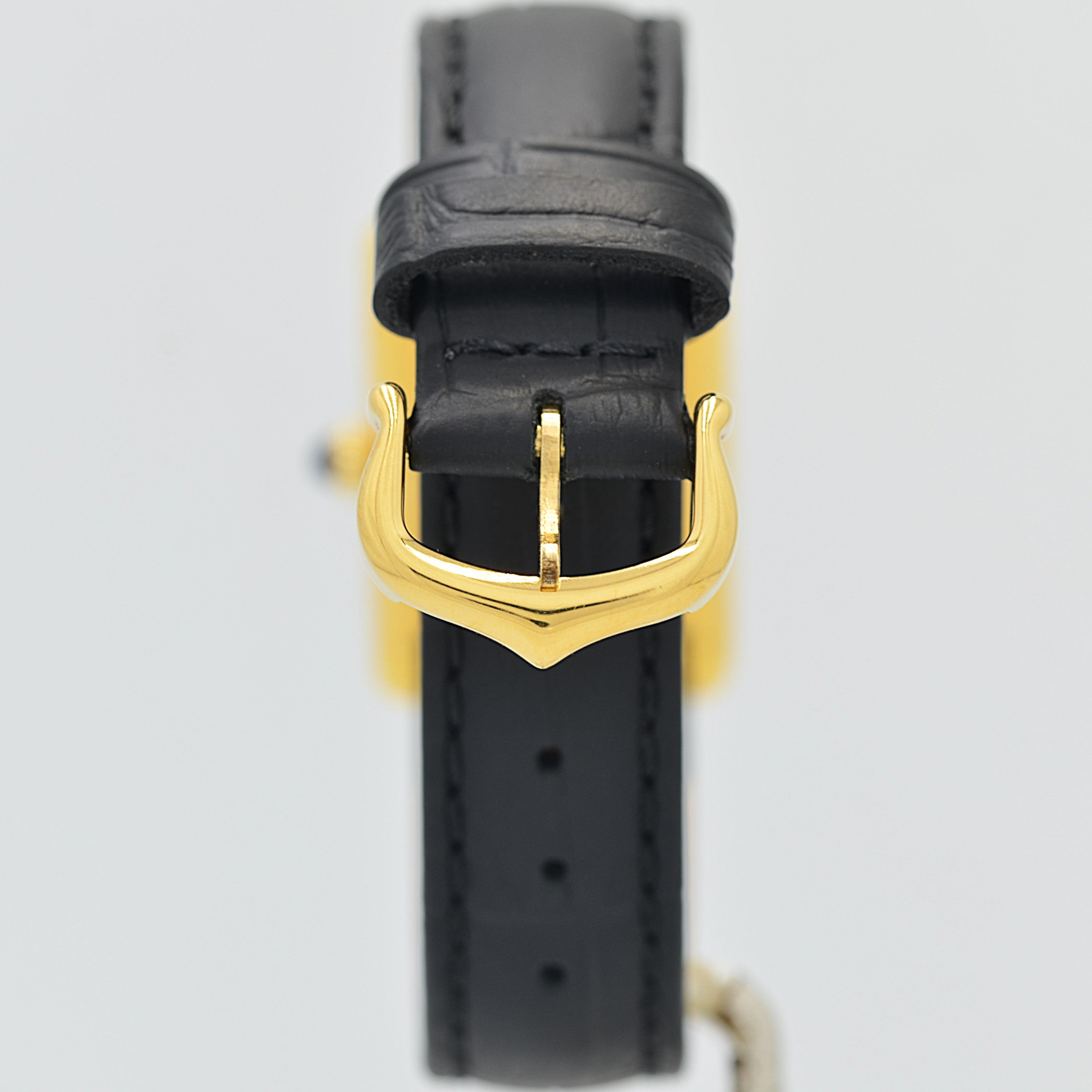 [Cartier] Cartier Must Tank SM Hand-wound Onyx with lifetime warranty