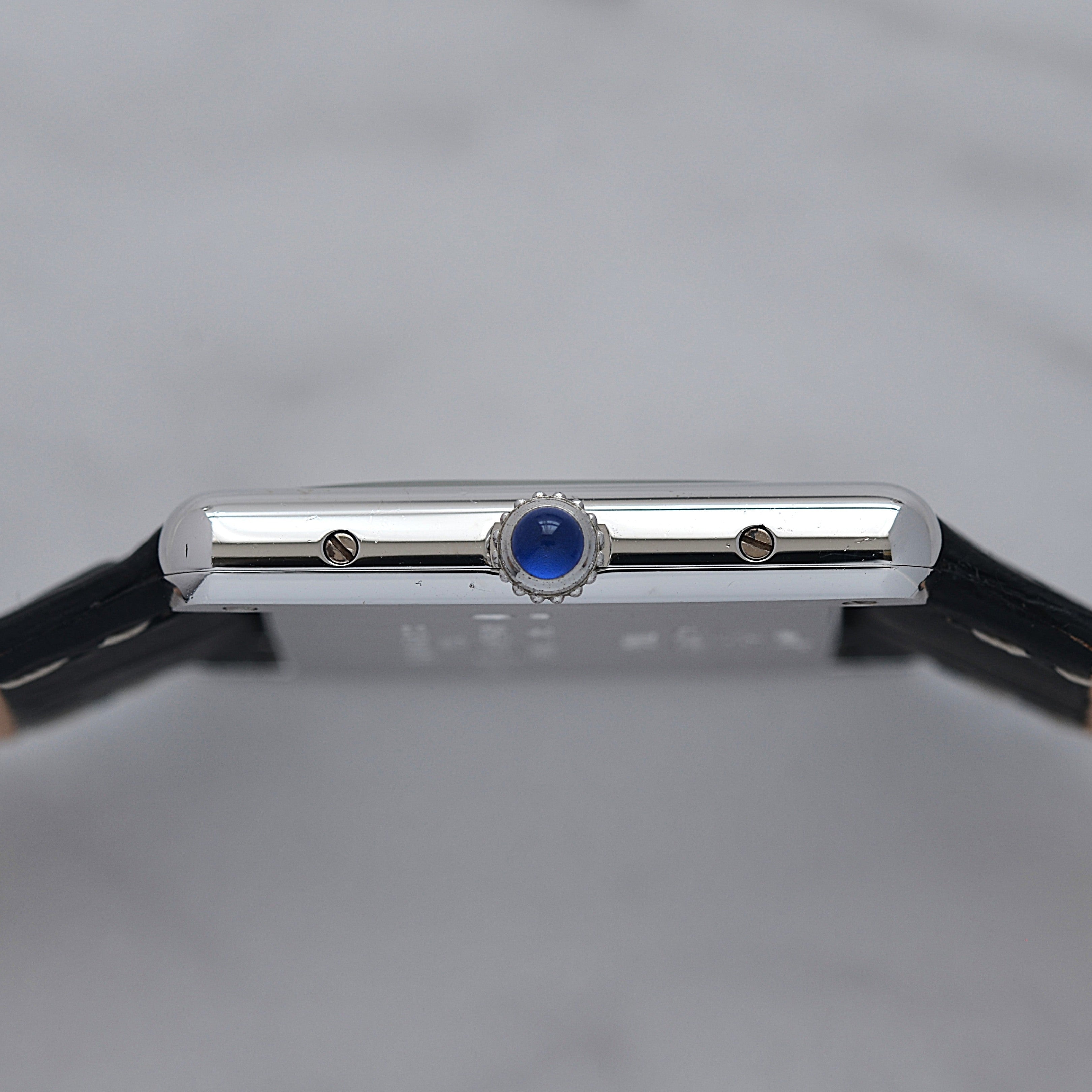 【Cartier】カルティエ マストタンク LMシルバーQZ 純正尾錠付き
