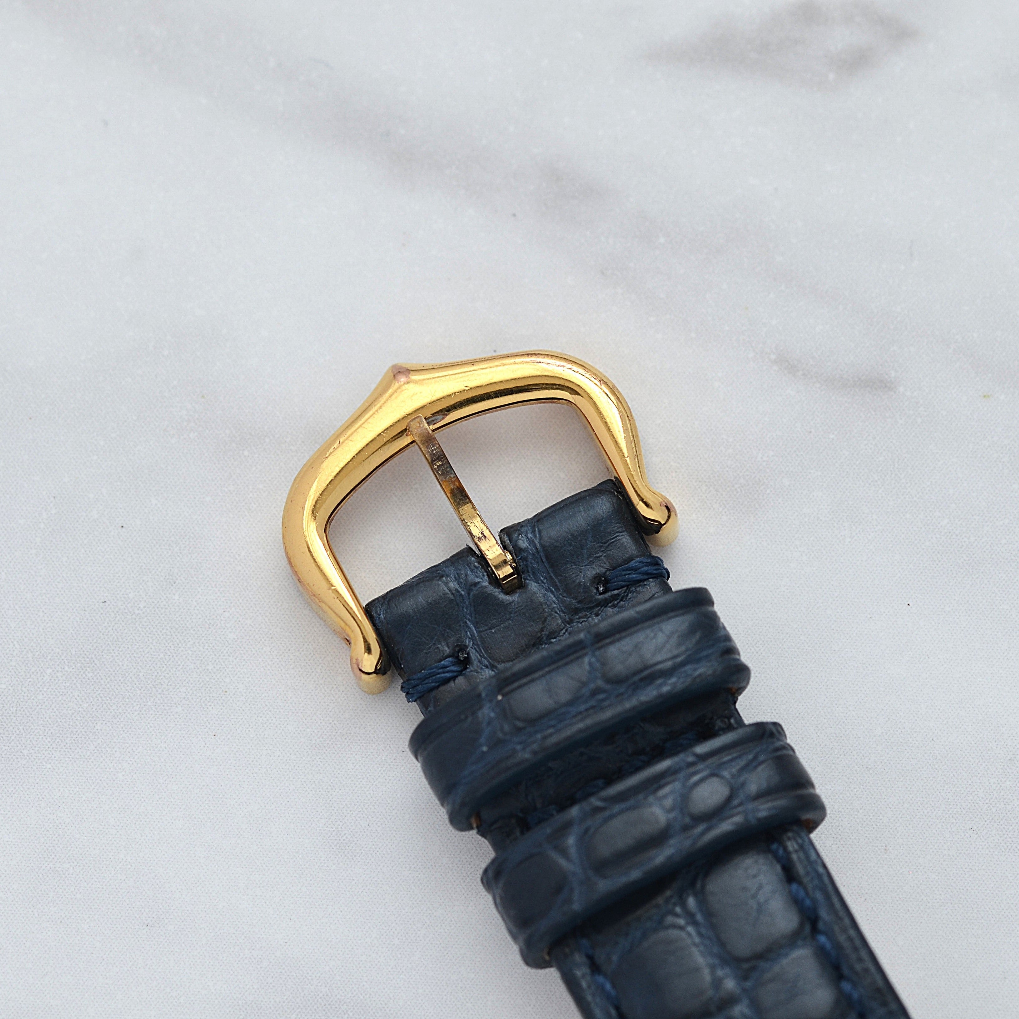 【Cartier】カルティエ マストタンクSM アイボリーローマ 手巻き  純正尾錠付き