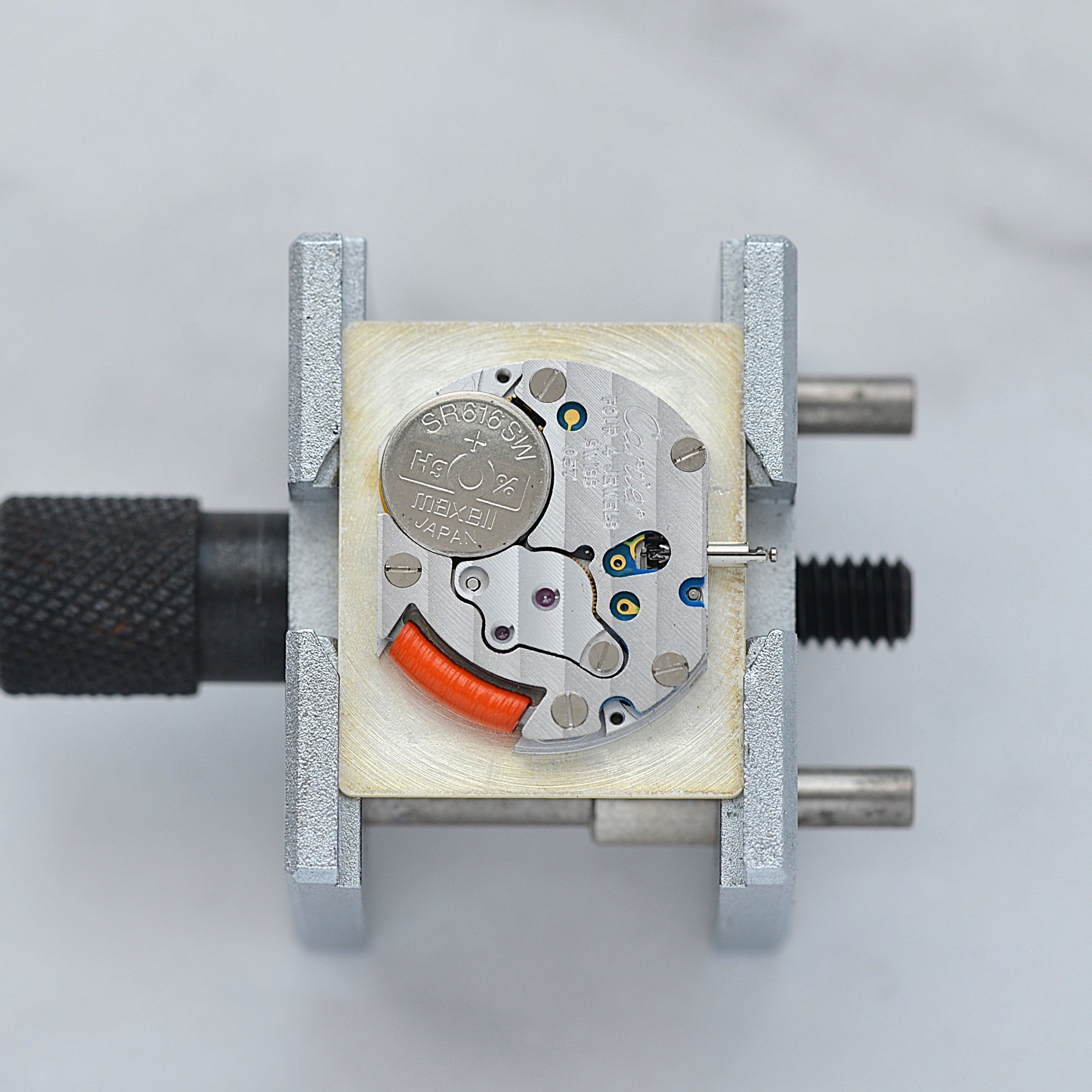 【Cartier】カルティエ マストタンクSM 後期型 アイボリーローマ 純正Dバックル付き