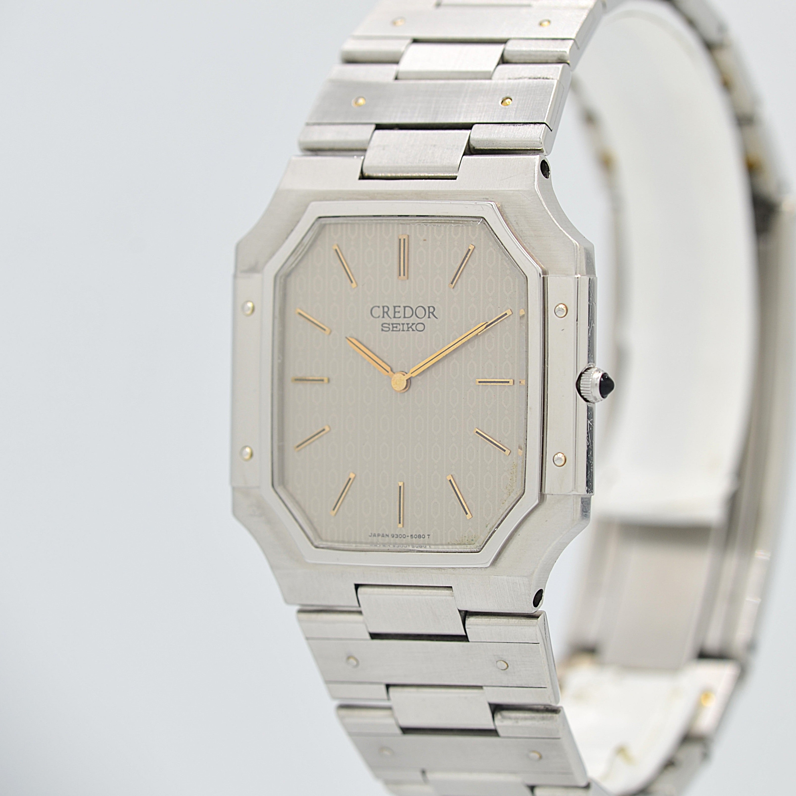 [SEIKO] Seiko Credor Stainless Steel Monogram 9300-5050