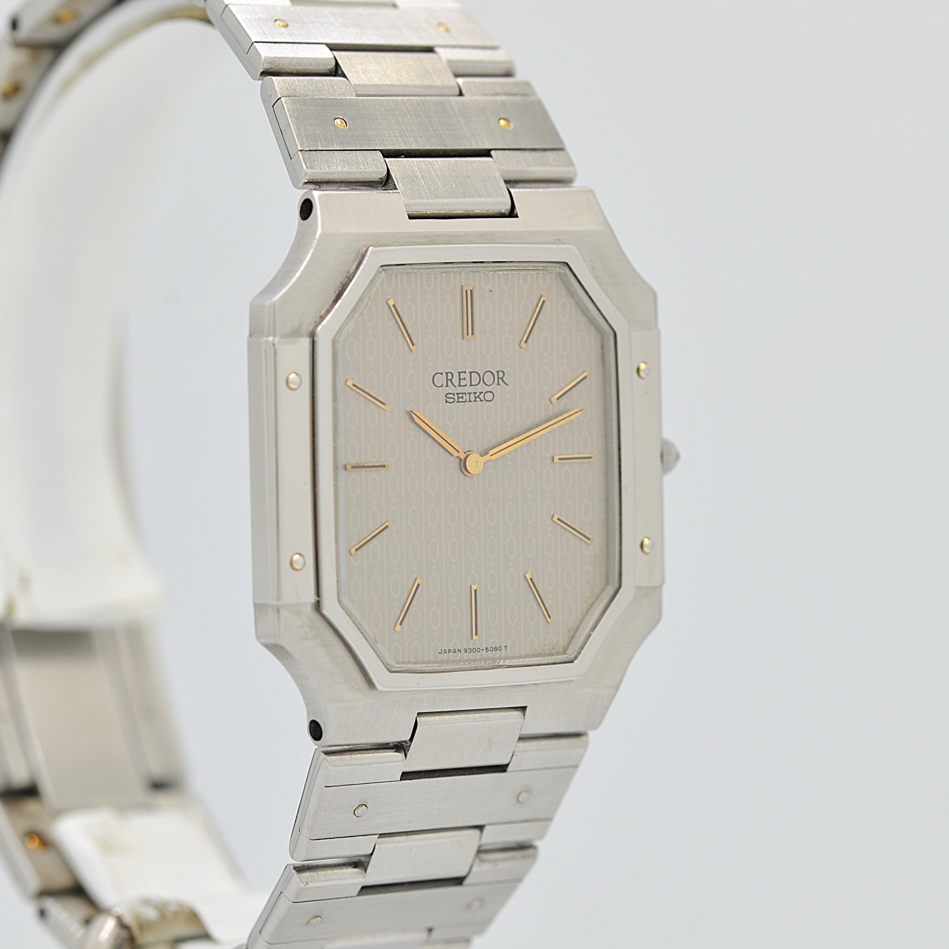 [SEIKO] Seiko Credor Stainless Steel Monogram 9300-5050