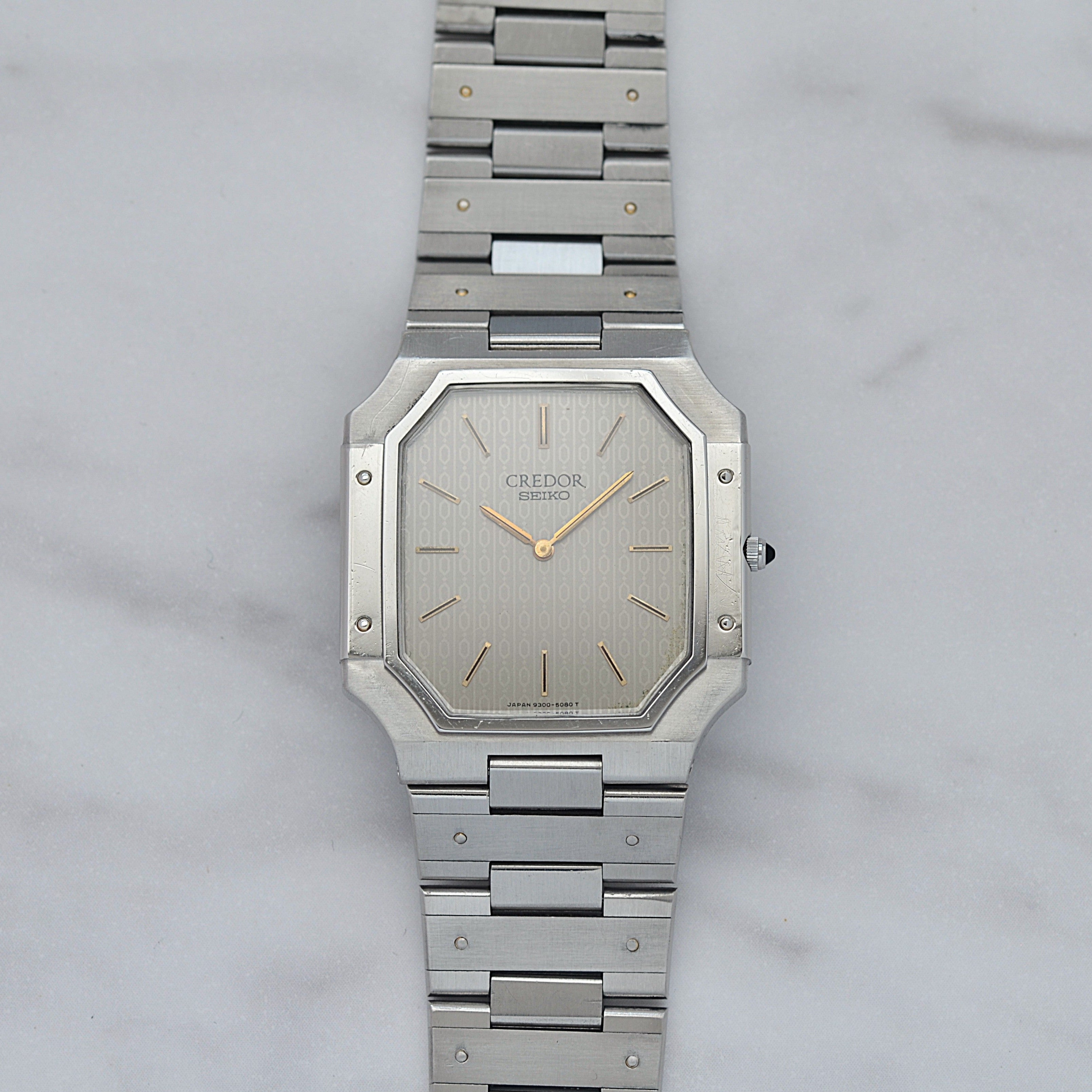 [SEIKO] Seiko Credor Stainless Steel Monogram 9300-5050