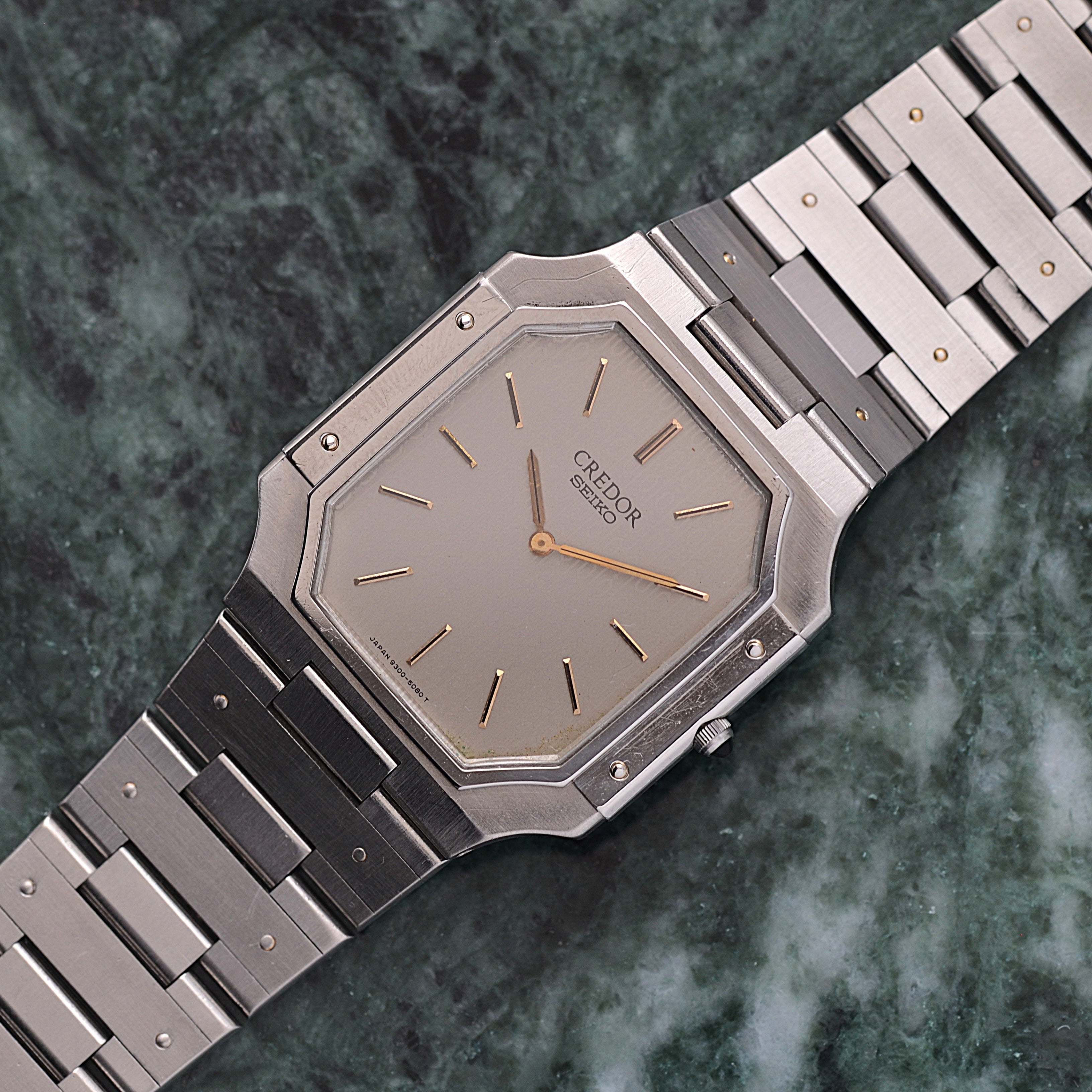 [SEIKO] Seiko Credor Stainless Steel Monogram 9300-5050