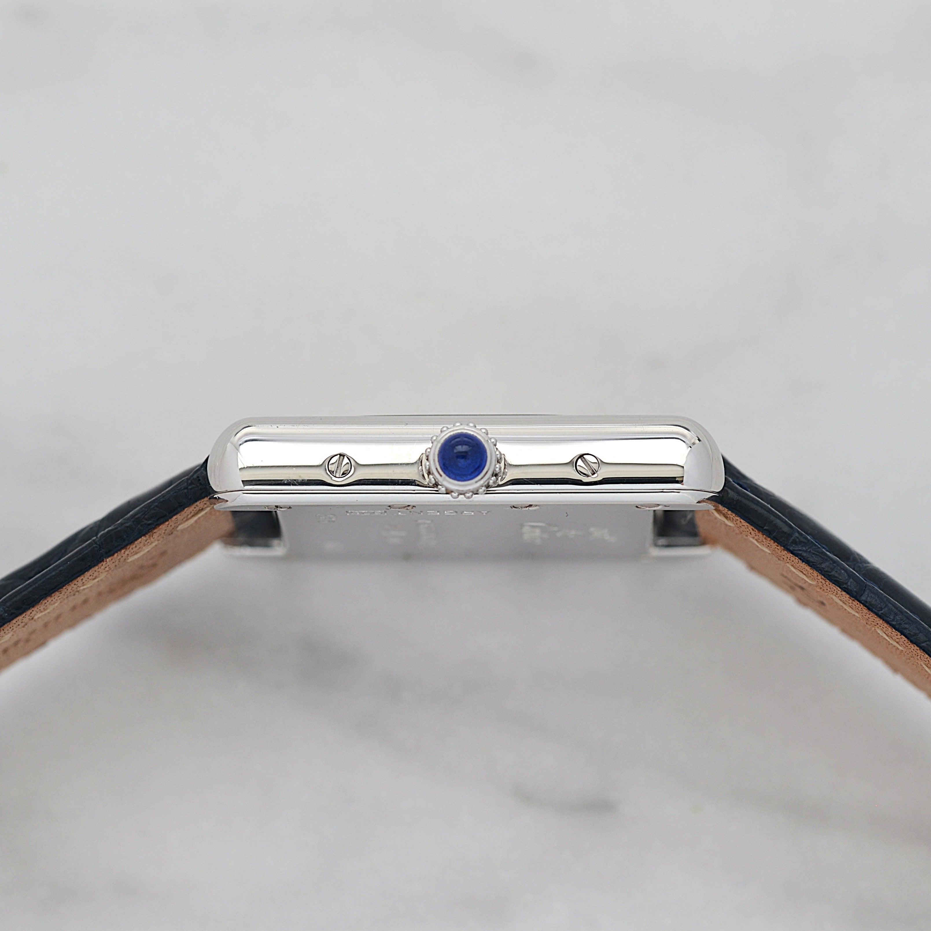 【Cartier】カルティエ マストタンクSM 後期型 2000年クリスマス限定 純正Dバックル付き