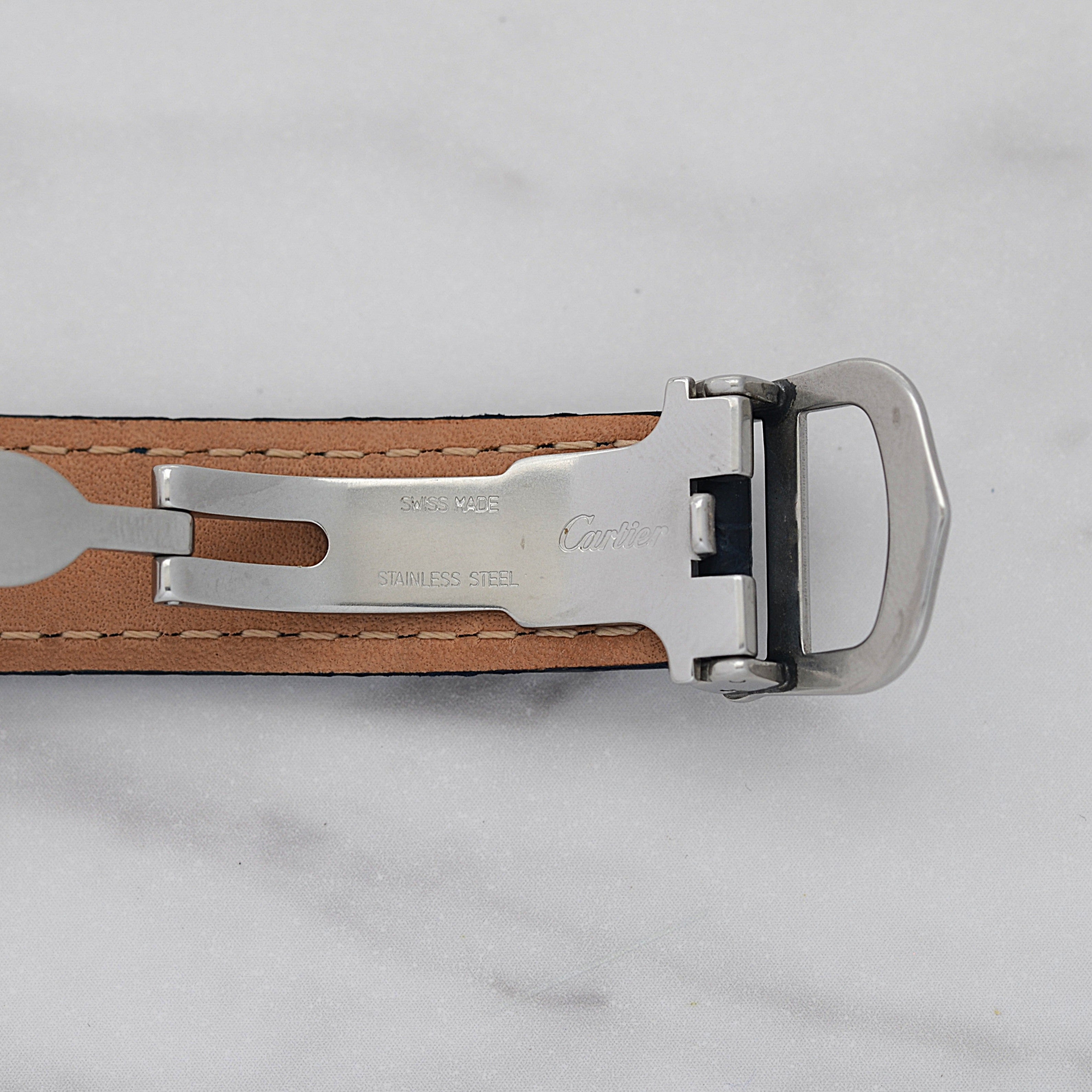 【Cartier】カルティエ マストタンクSM 後期型 2000年クリスマス限定 純正Dバックル付き