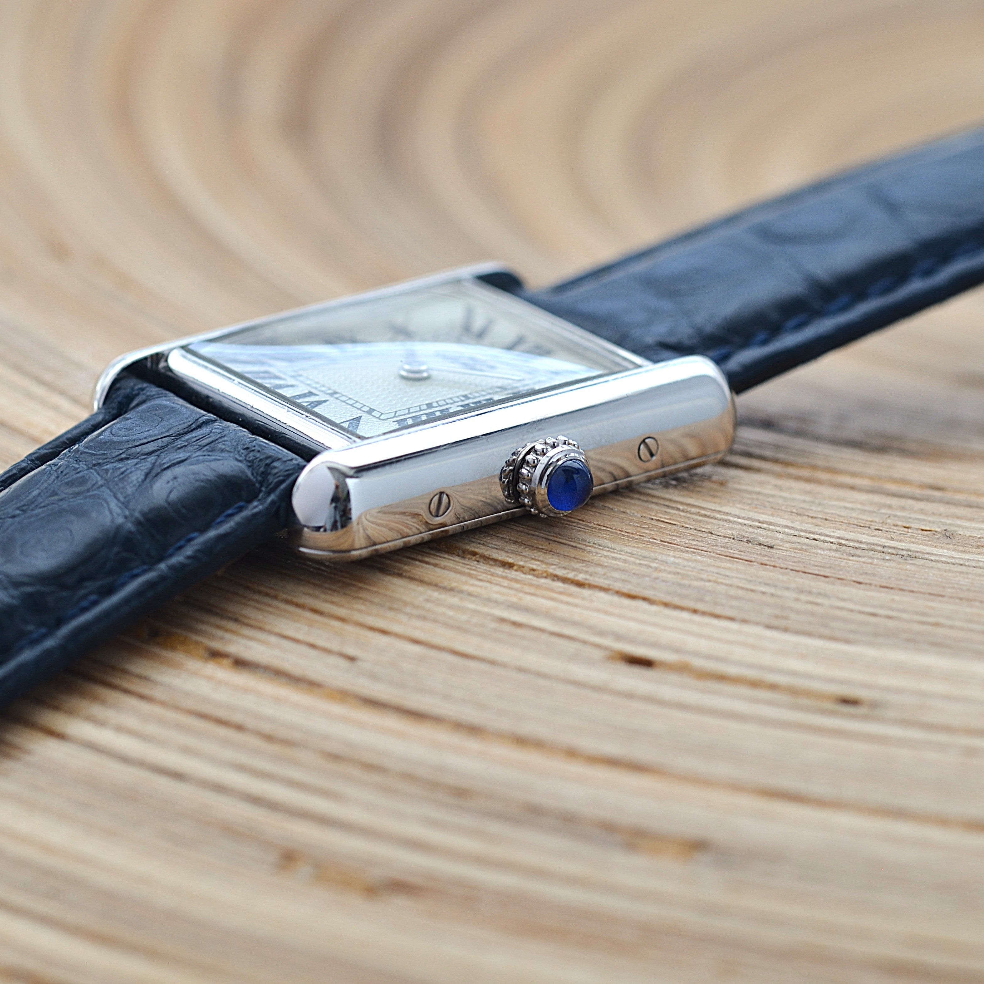 【Cartier】カルティエ マストタンクSM 後期型 2000年クリスマス限定 純正Dバックル付き