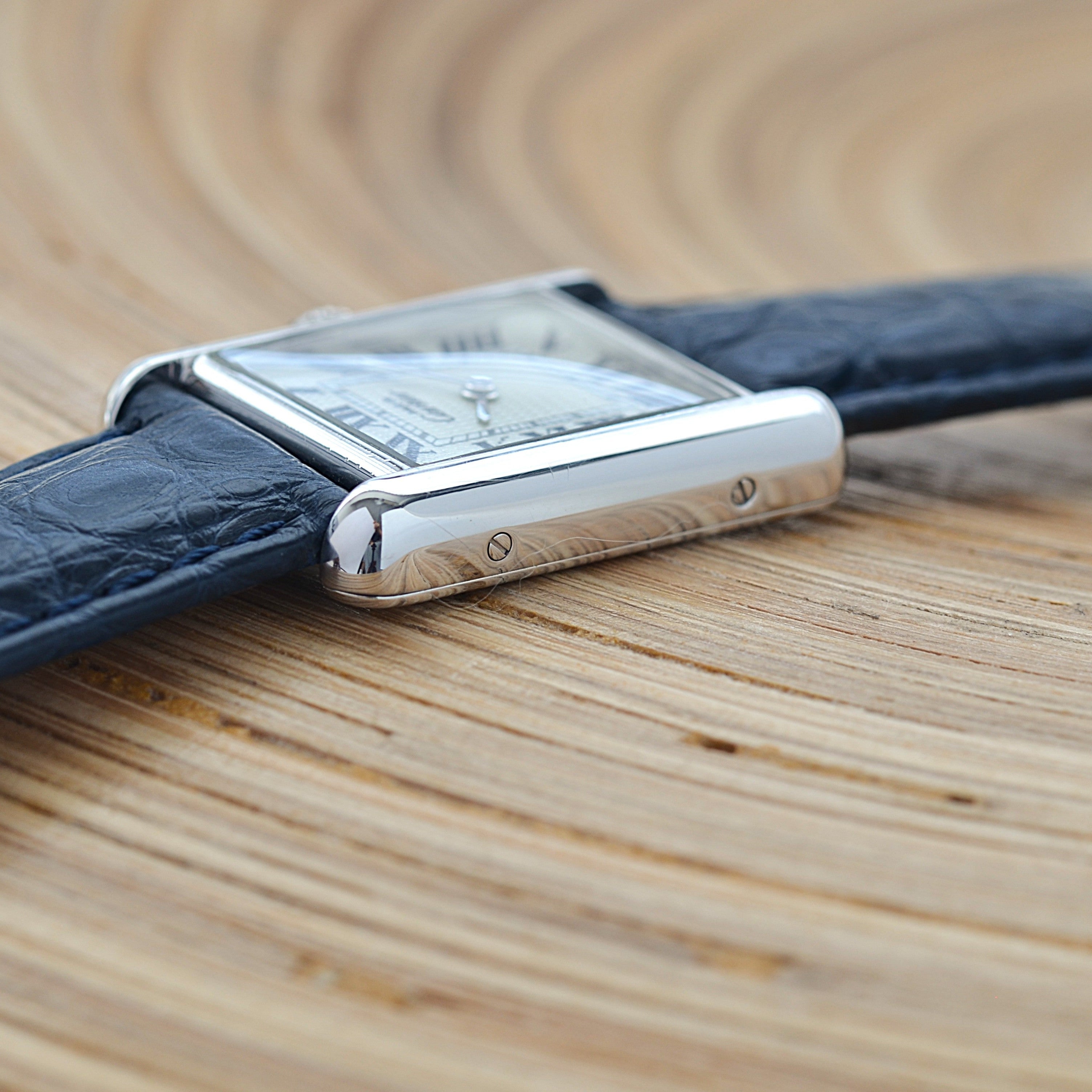 【Cartier】カルティエ マストタンクSM 後期型 2000年クリスマス限定 純正Dバックル付き