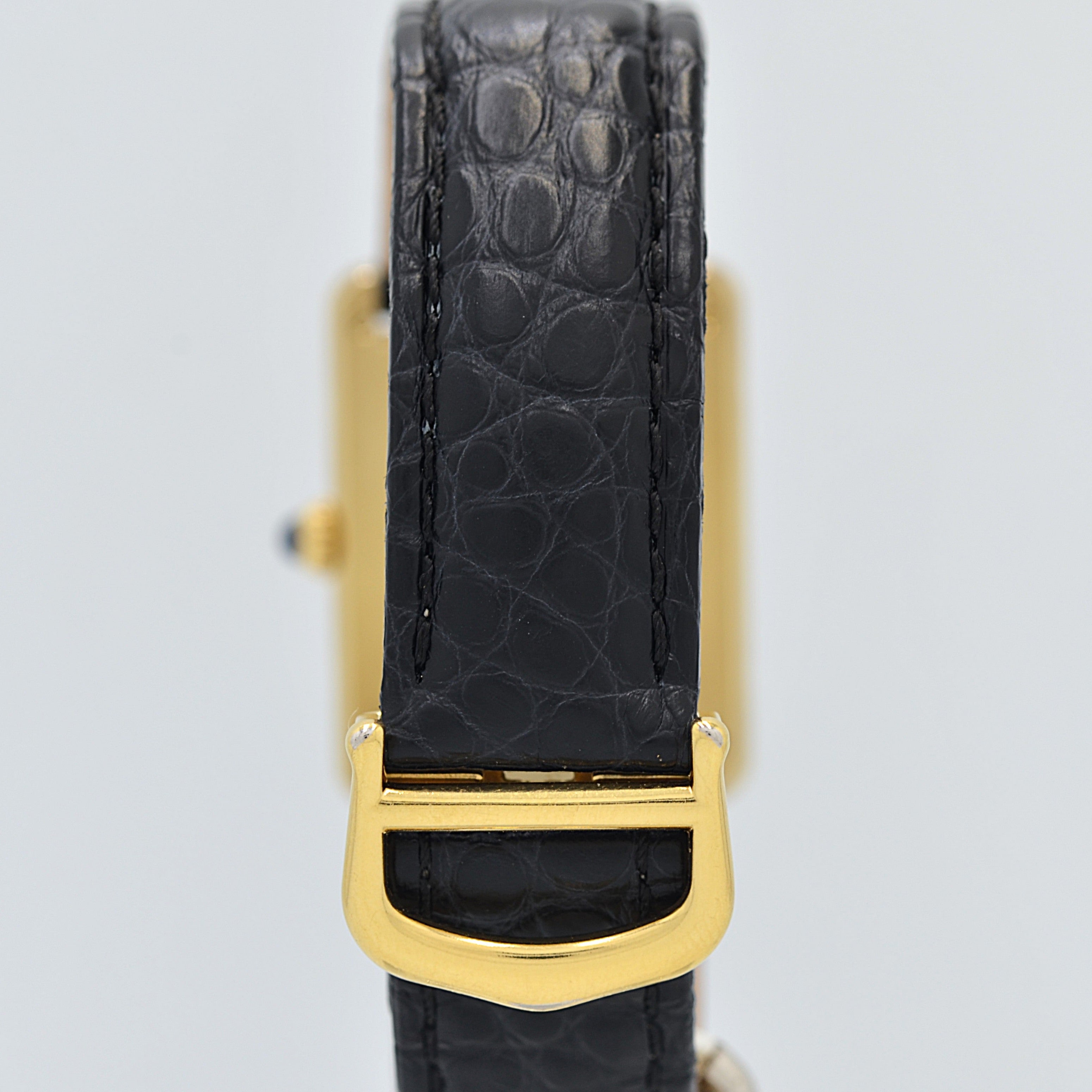 【Cartier】カルティエ マストタンクLM オパラン 純正Dバックル付き