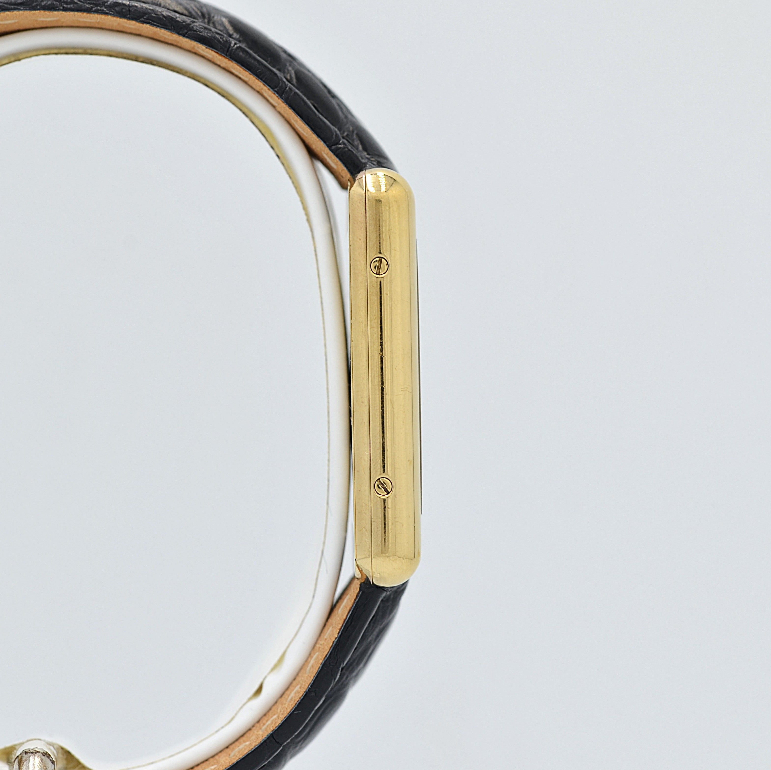 【Cartier】カルティエ マストタンクLM オパラン 純正Dバックル付き