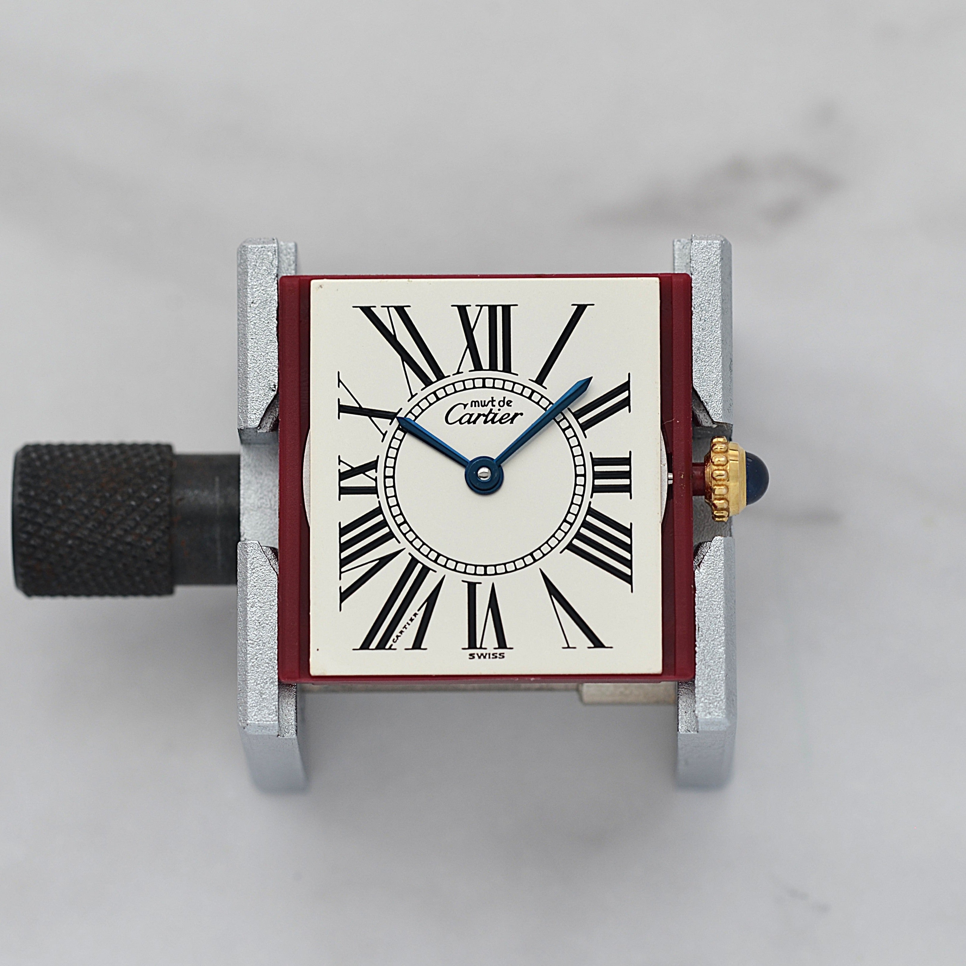 【Cartier】カルティエ マストタンクLM オパラン 純正Dバックル付き