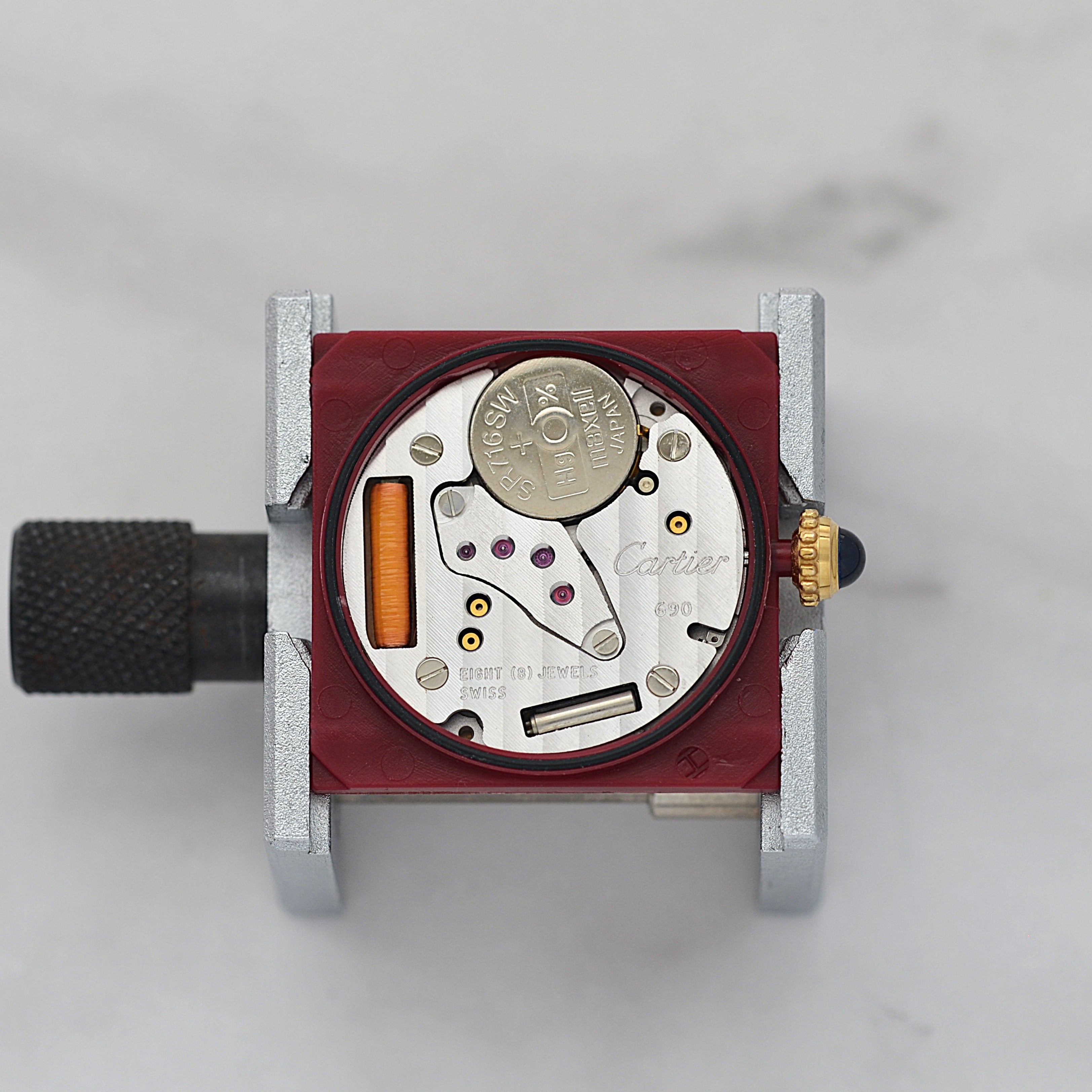 【Cartier】カルティエ マストタンクLM オパラン 純正Dバックル付き