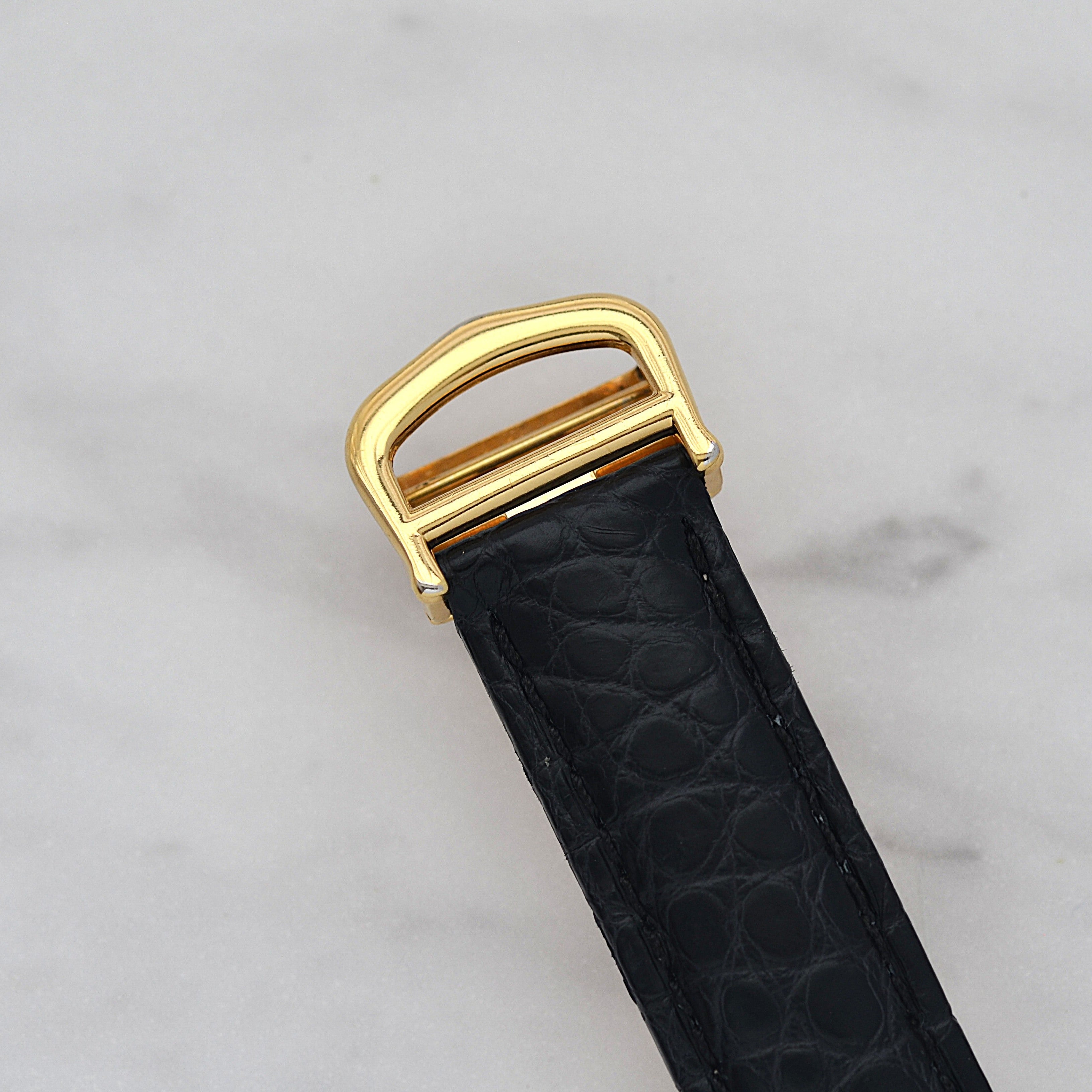 【Cartier】カルティエ マストタンクLM オパラン 純正Dバックル付き