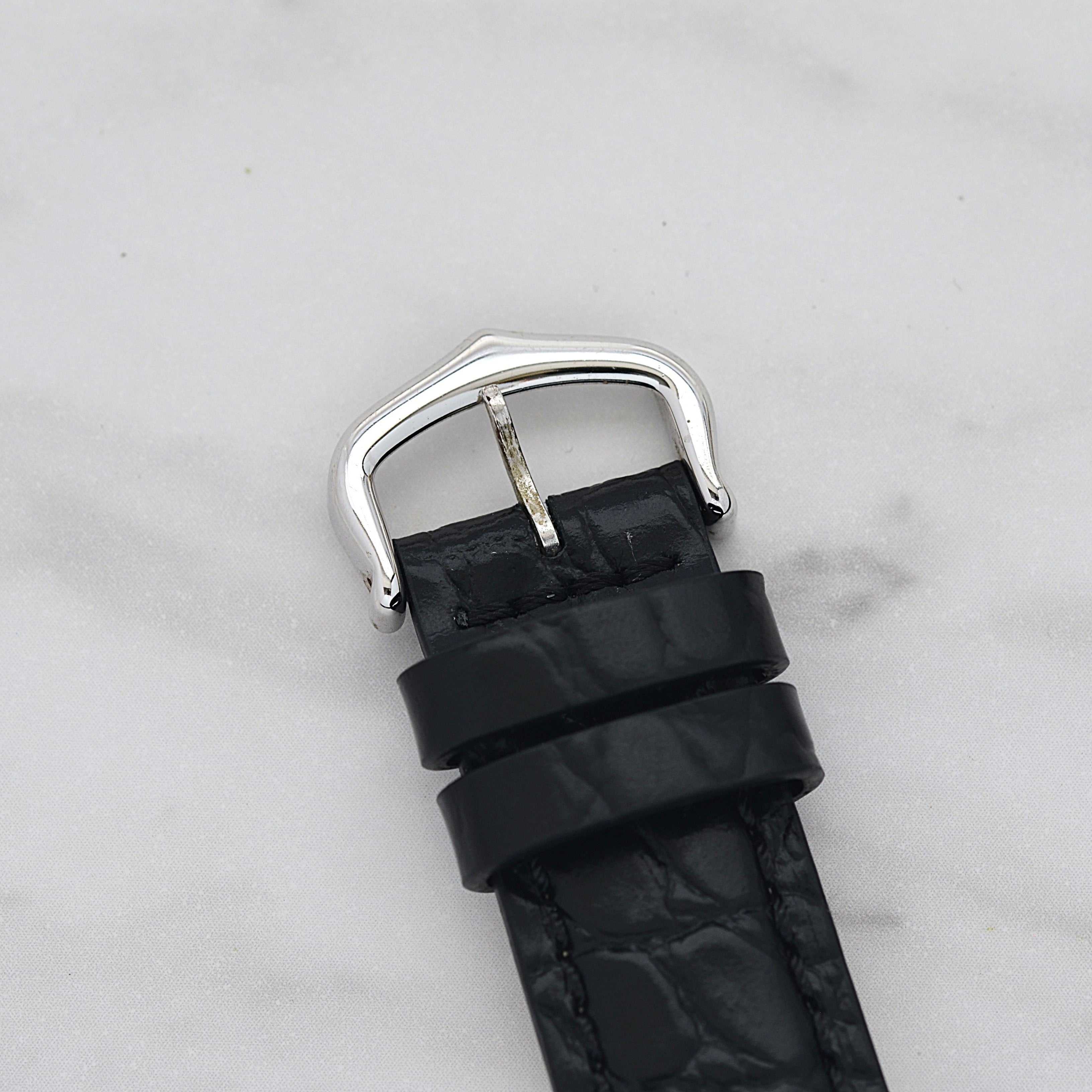 【Cartier】カルティエ マストタンクLM シルバーQZ 純正尾錠付き