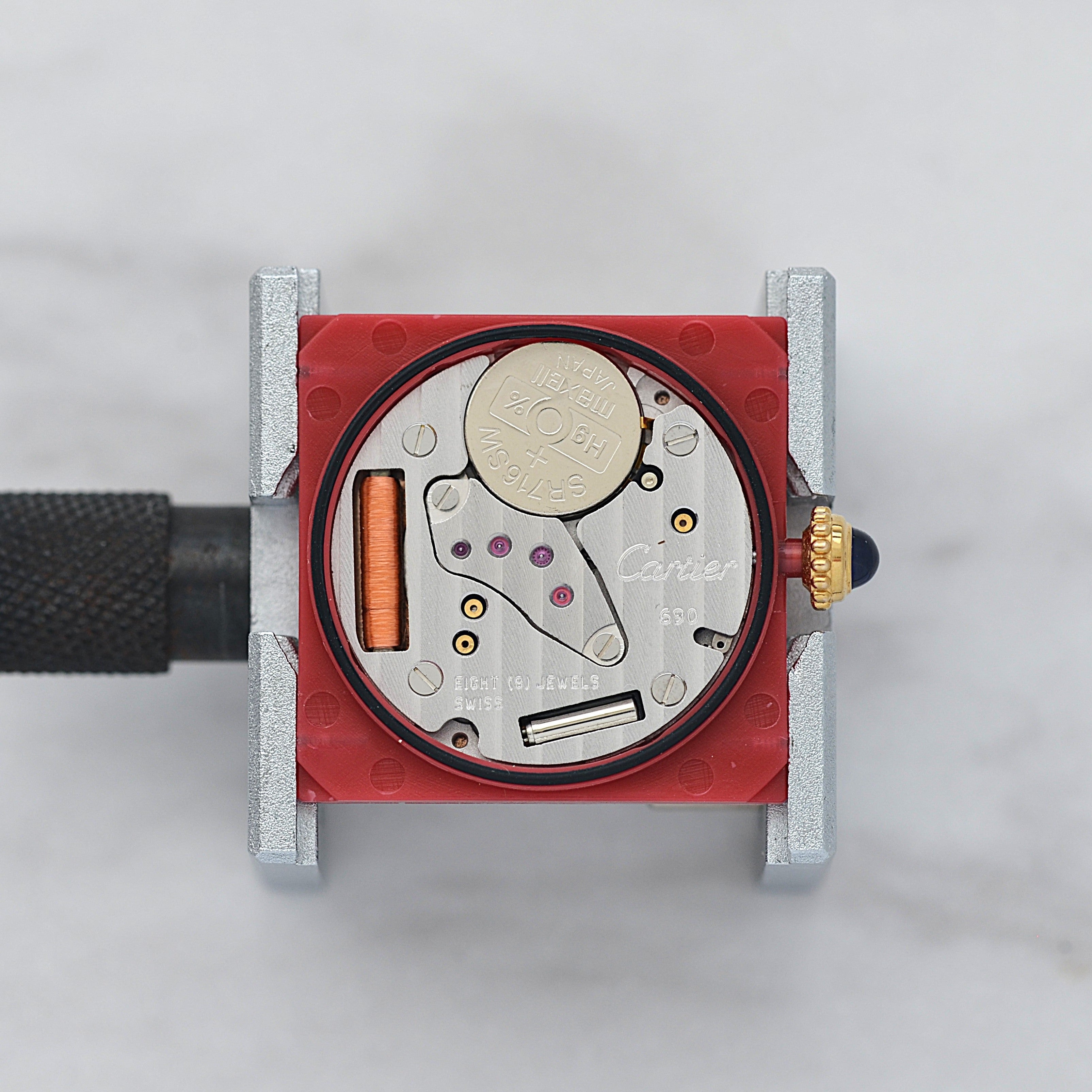 【Cartier】カルティエ マストタンクLM 縦ローマ 純正尾錠付き