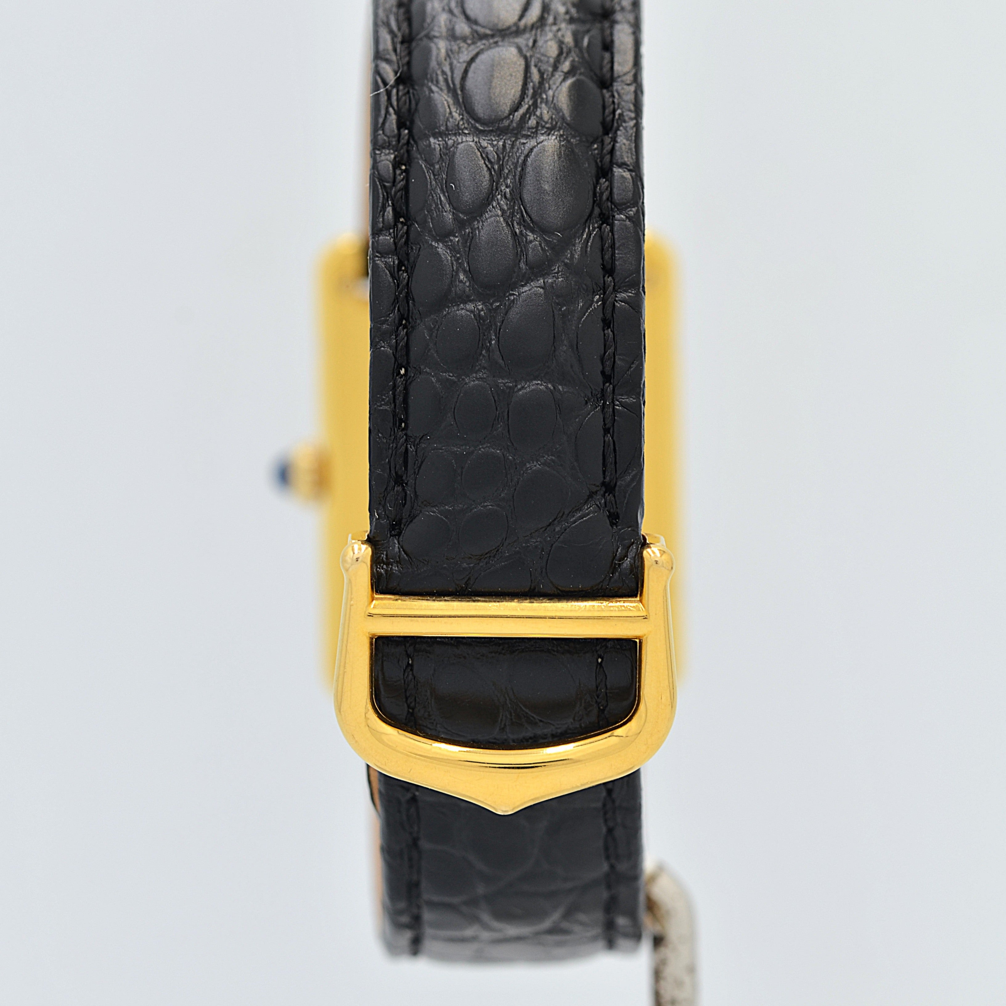 【Cartier】カルティエ マストタンクLM シャンパンローマQZ カルティエコンプリートサービス済み