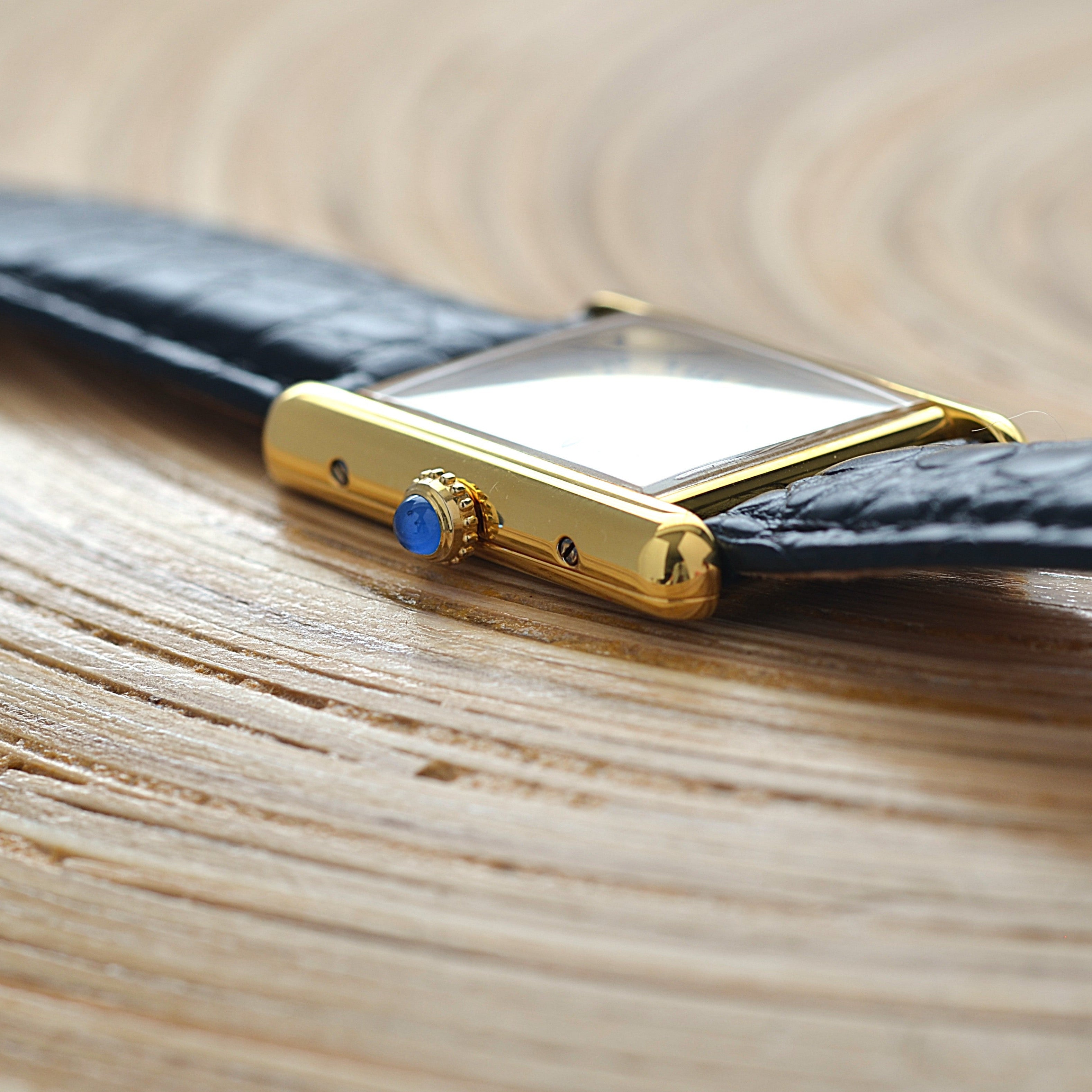 【Cartier】カルティエ マストタンクLM シャンパンローマQZ カルティエコンプリートサービス済み