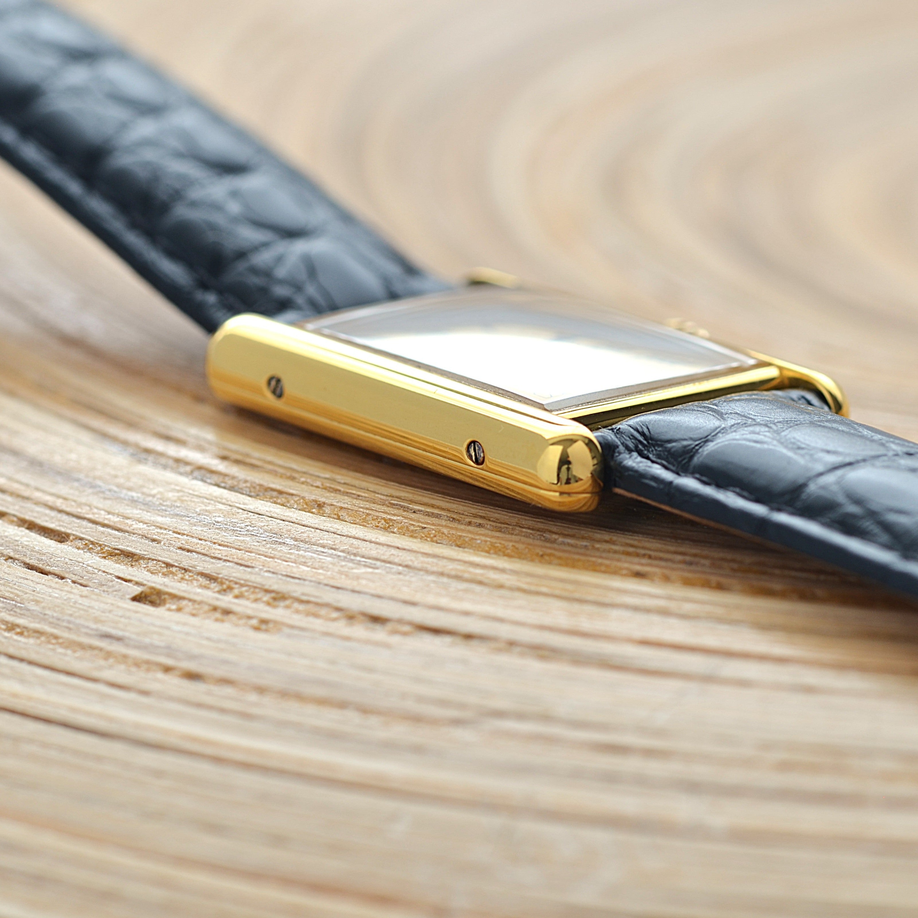 【Cartier】カルティエ マストタンクLM シャンパンローマQZ カルティエコンプリートサービス済み