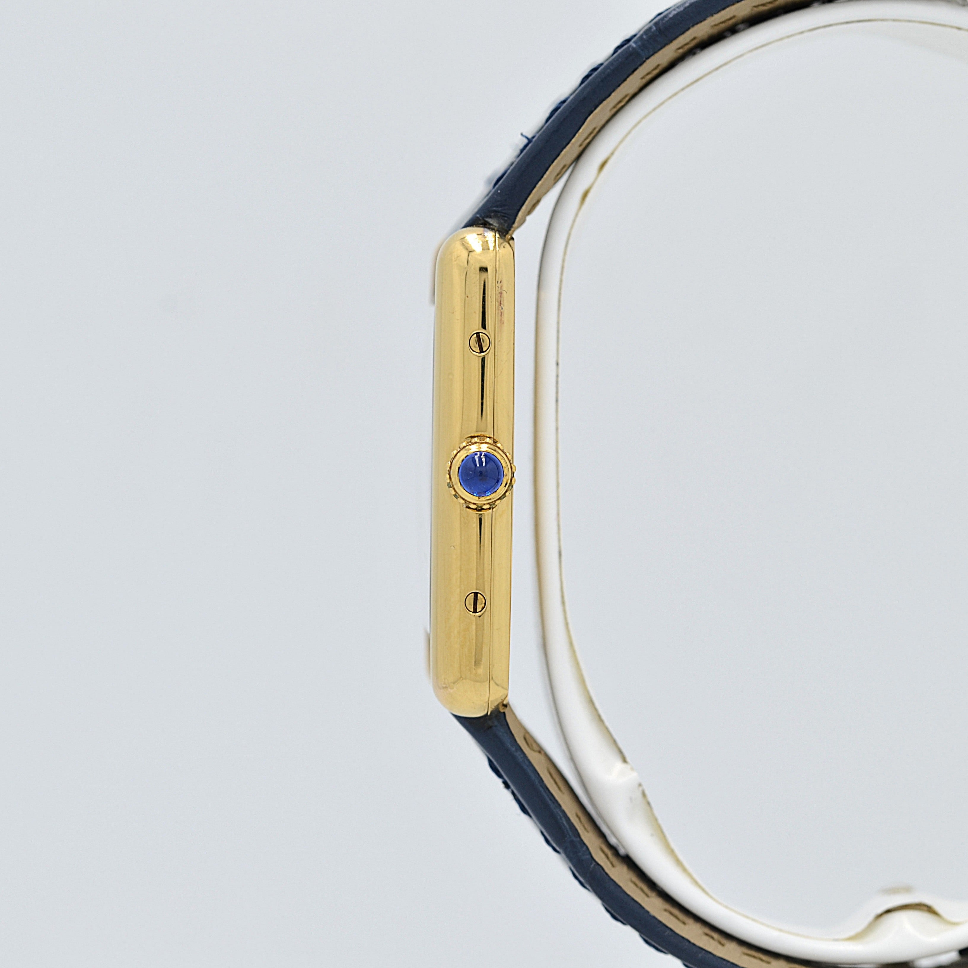 【Cartier】カルティエ マストタンクLM 500本限定 純正Dバックル付き