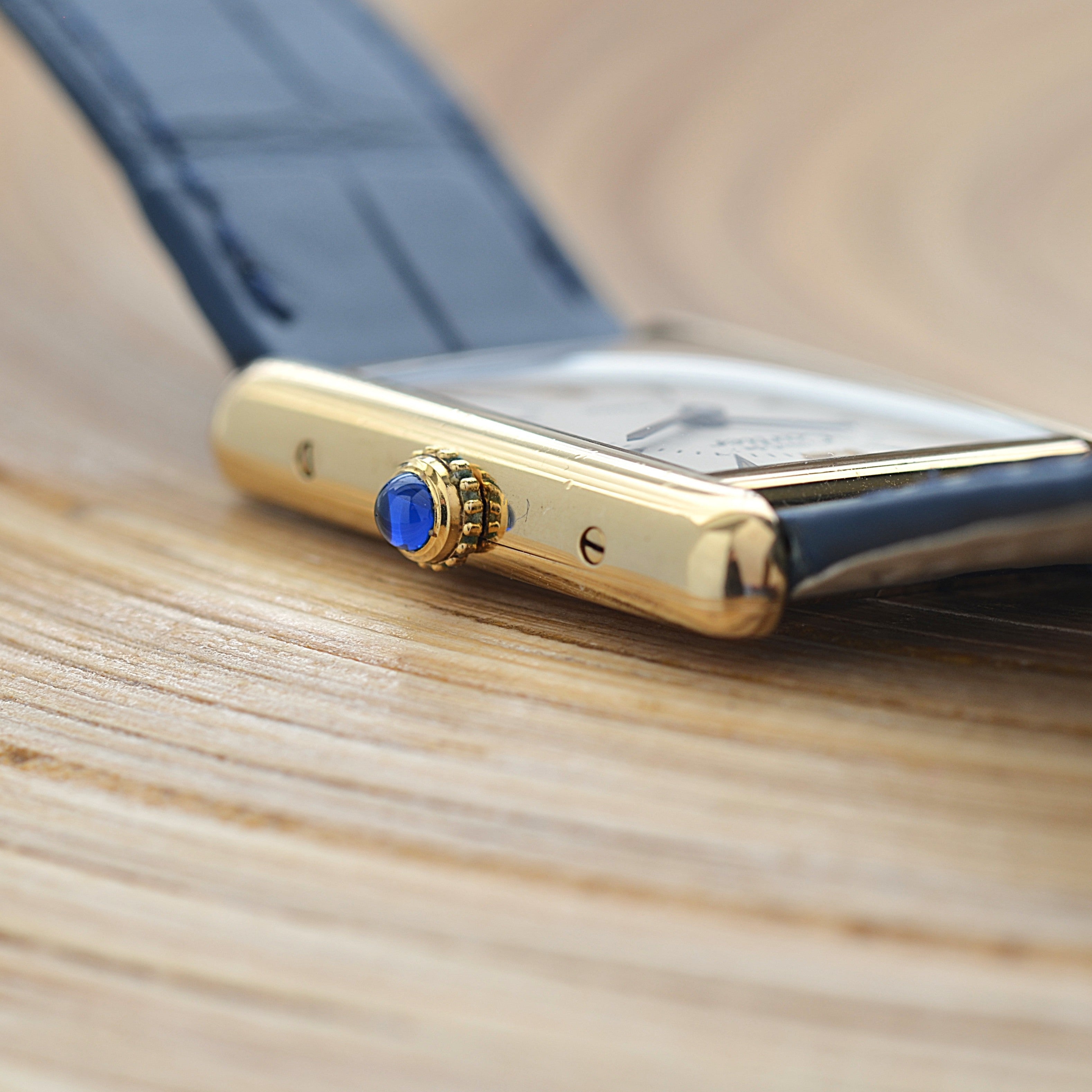 【Cartier】カルティエ マストタンクLM 500本限定 純正Dバックル付き