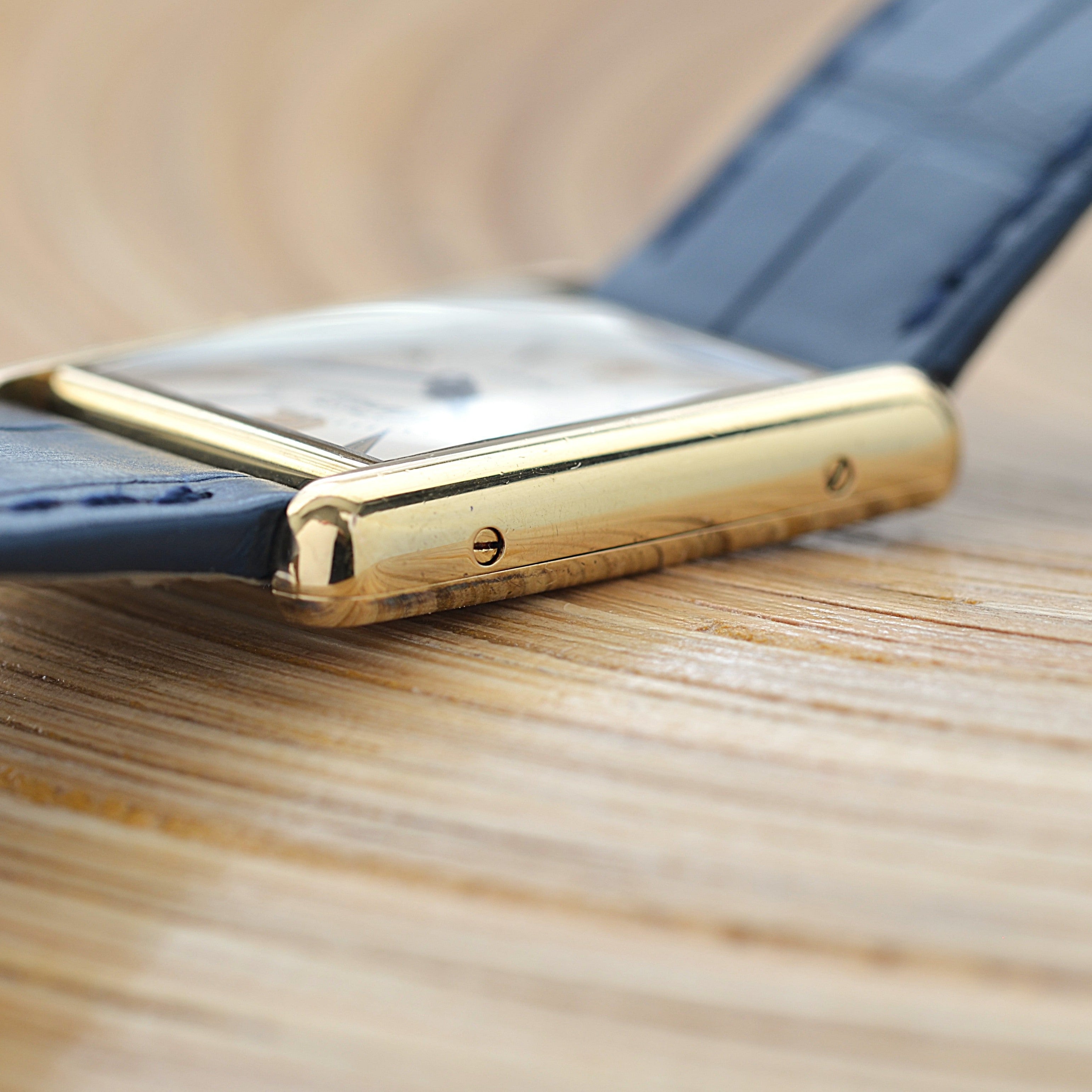 【Cartier】カルティエ マストタンクLM 500本限定 純正Dバックル付き