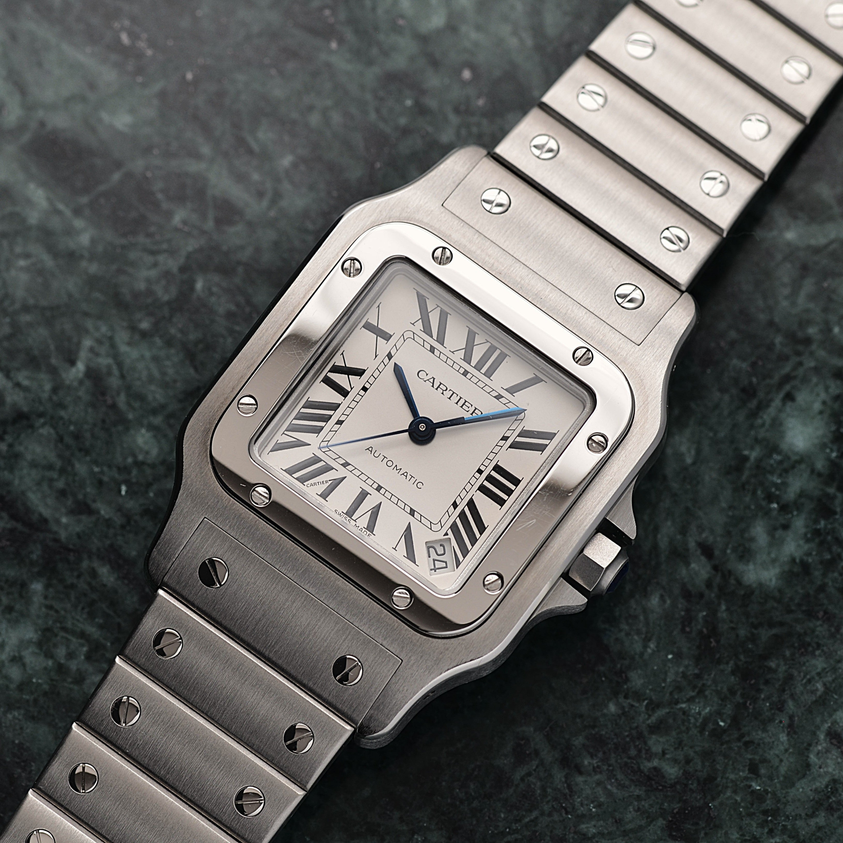 【Cartier】カルティエ サントスガルベXL ステンレス ミントコンディション