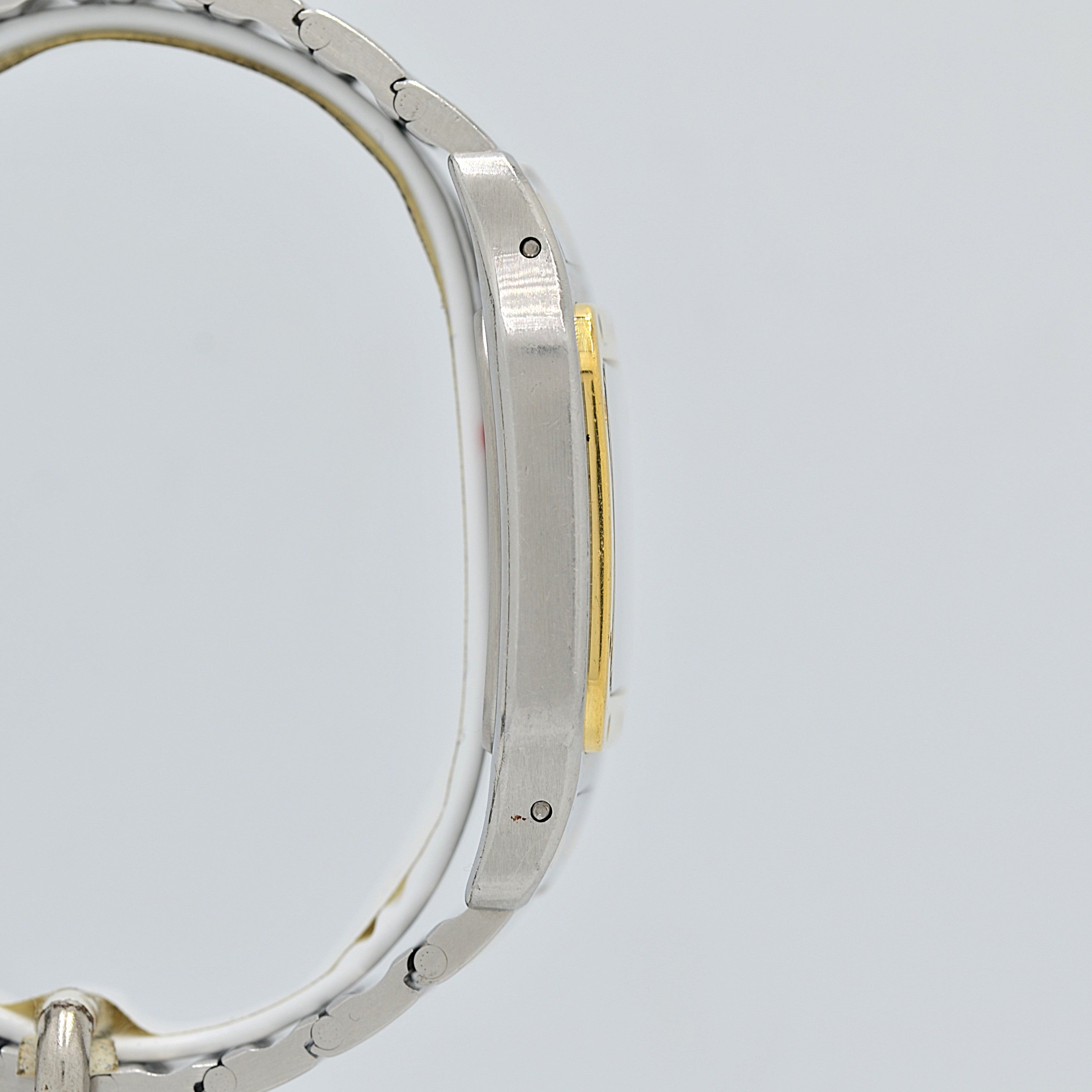 【Cartier】カルティエ サントスガルベ LMクォーツ 18KYG×SS カルティエコンプリートサービス済み