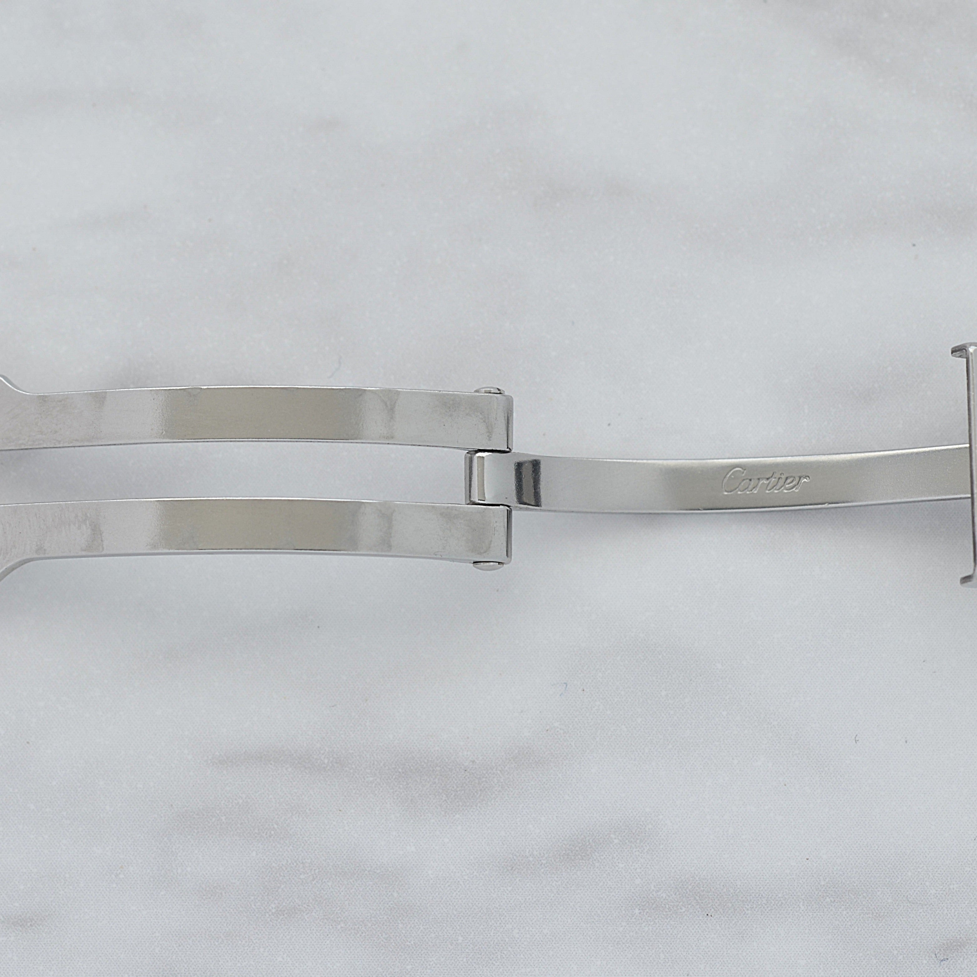 【Cartier】カルティエ サントスガルベ LMクォーツ 18KYG×SS カルティエコンプリートサービス済み